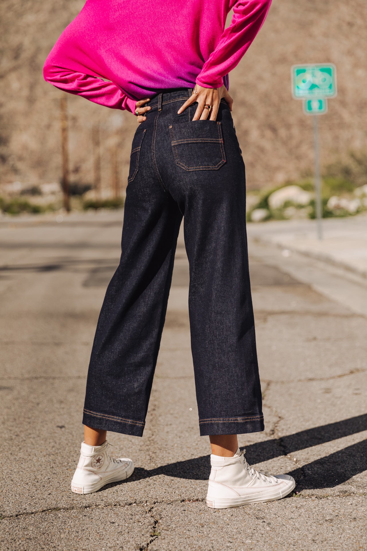 Jeans large 7/8 Femme Nylia bellagio | Freeman T. Porter