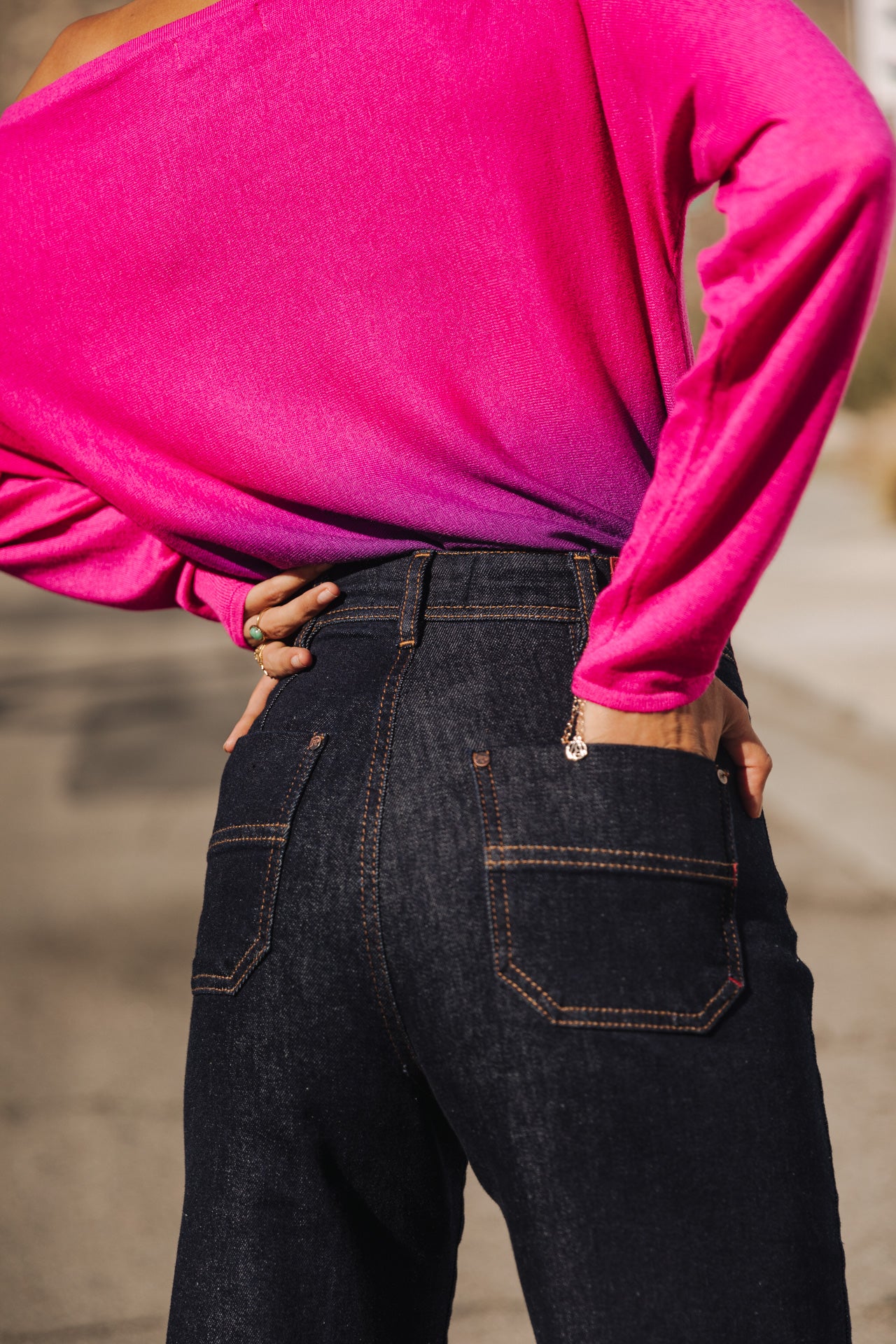 Jeans large 7/8 Femme Nylia bellagio | Freeman T. Porter