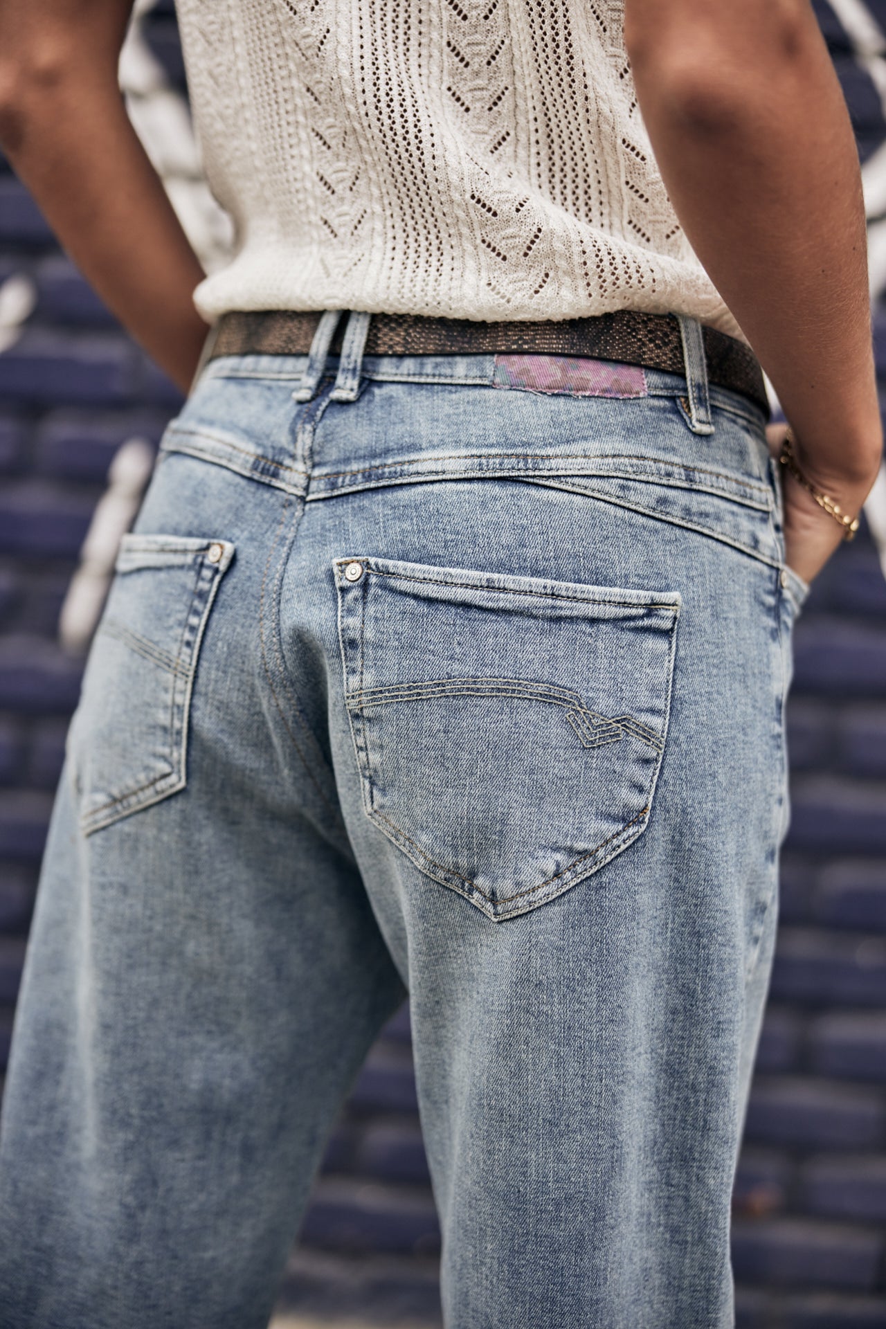 Jeans droit Ultra Long Femme Ester pamplone | Freeman T. Porter