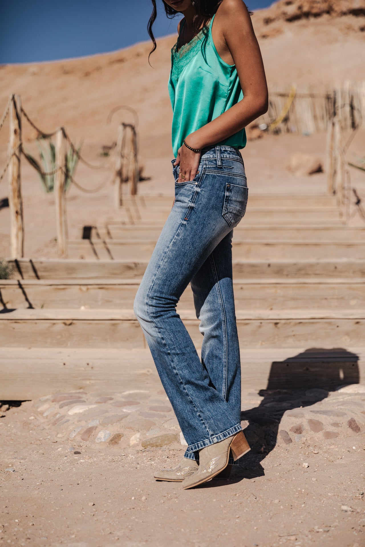 Jeans bootcut Femme Betsy valsina med | Freeman T. Porter