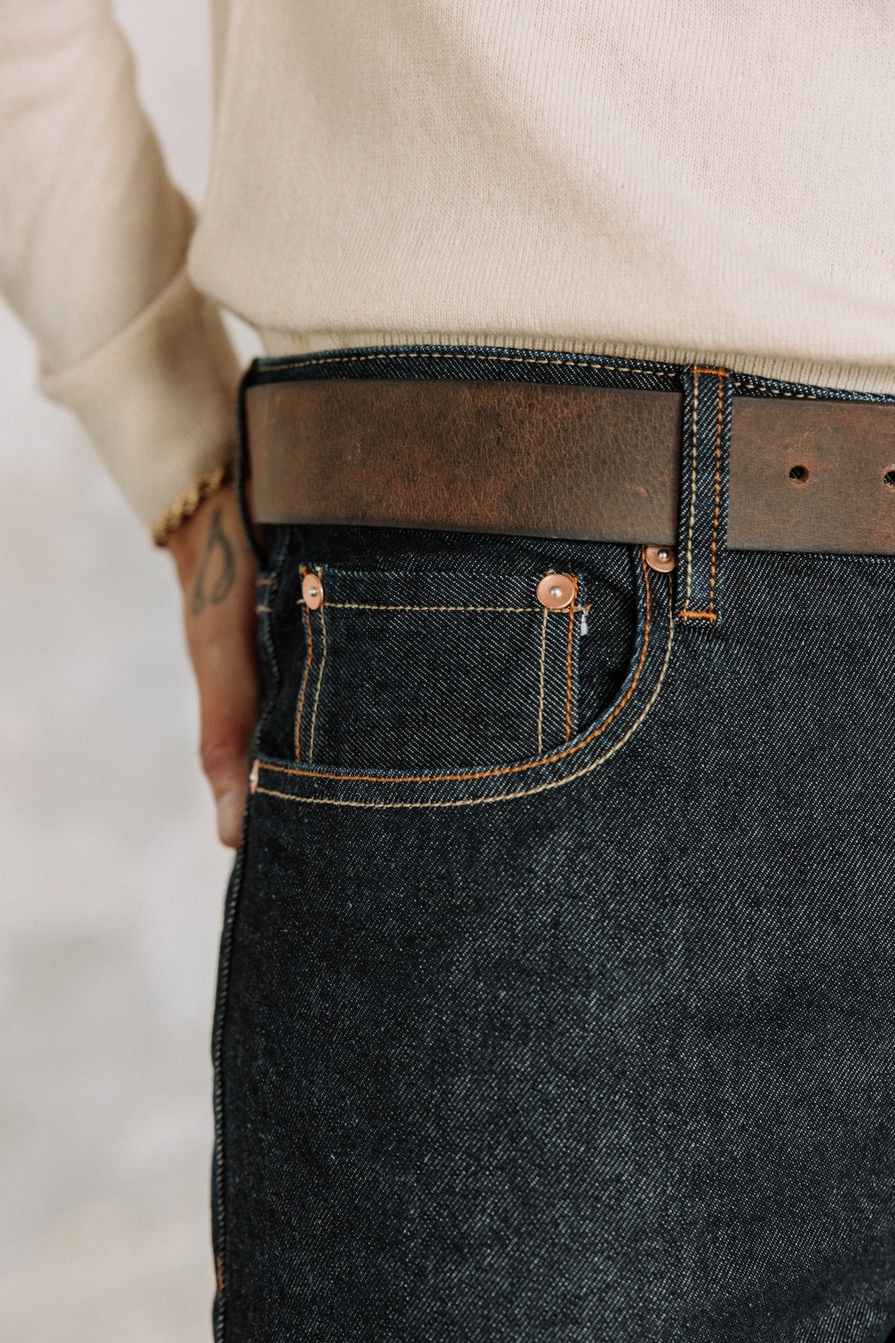Jeans droit Mann Victor raw selvedge | Freeman T. Porter