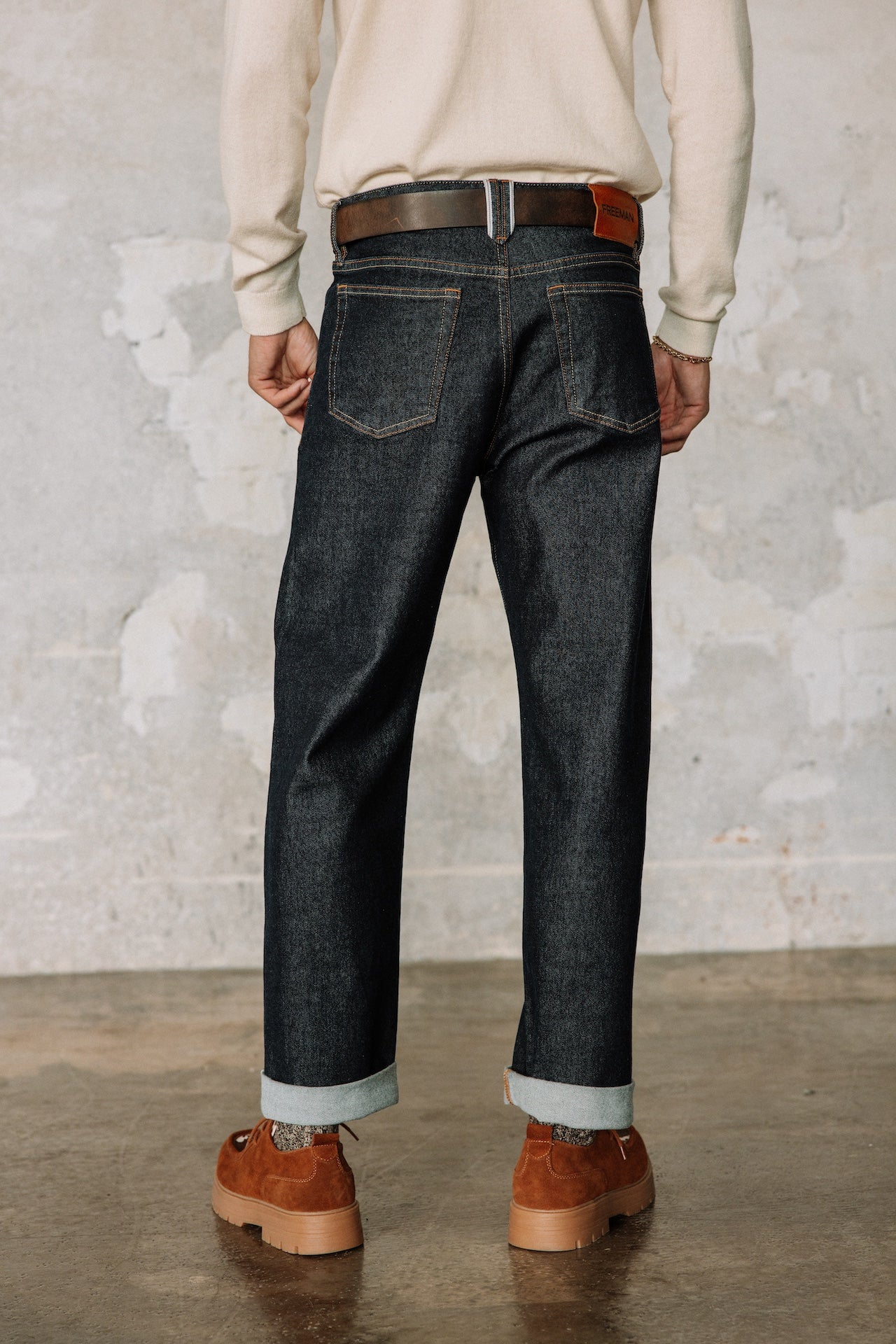 Jeans droit Mann Victor raw selvedge | Freeman T. Porter