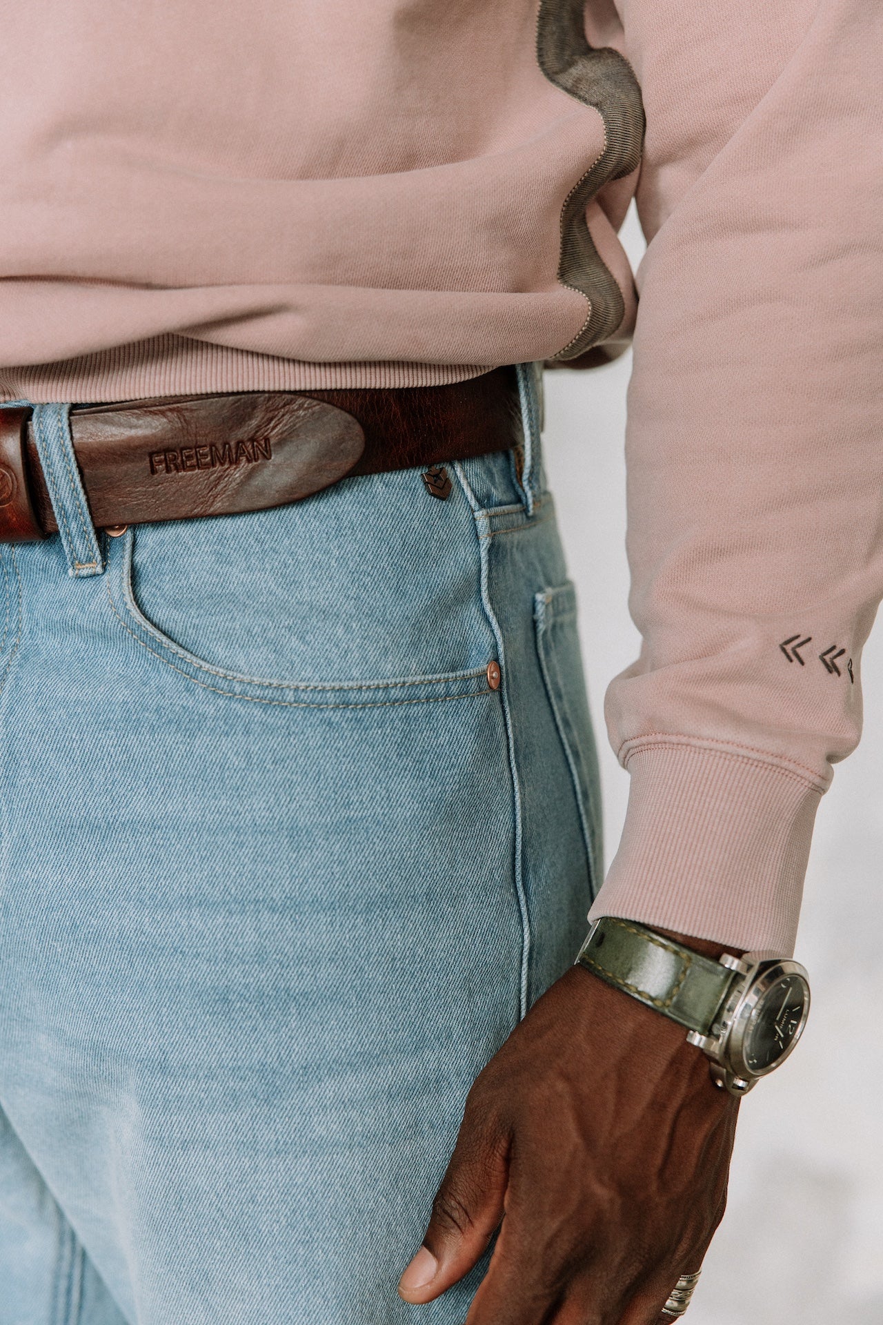 Jeans droit Hombres Victor Denim exon | Freeman T. Porter
