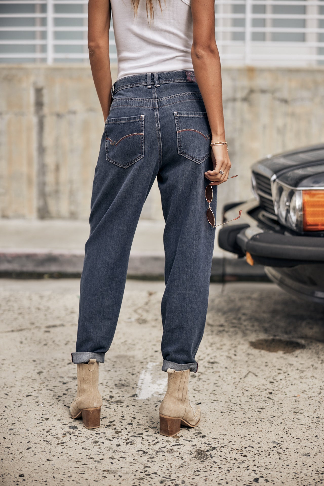 Jeans taille haute Woman Edita Denim muchas | Freeman T. Porter