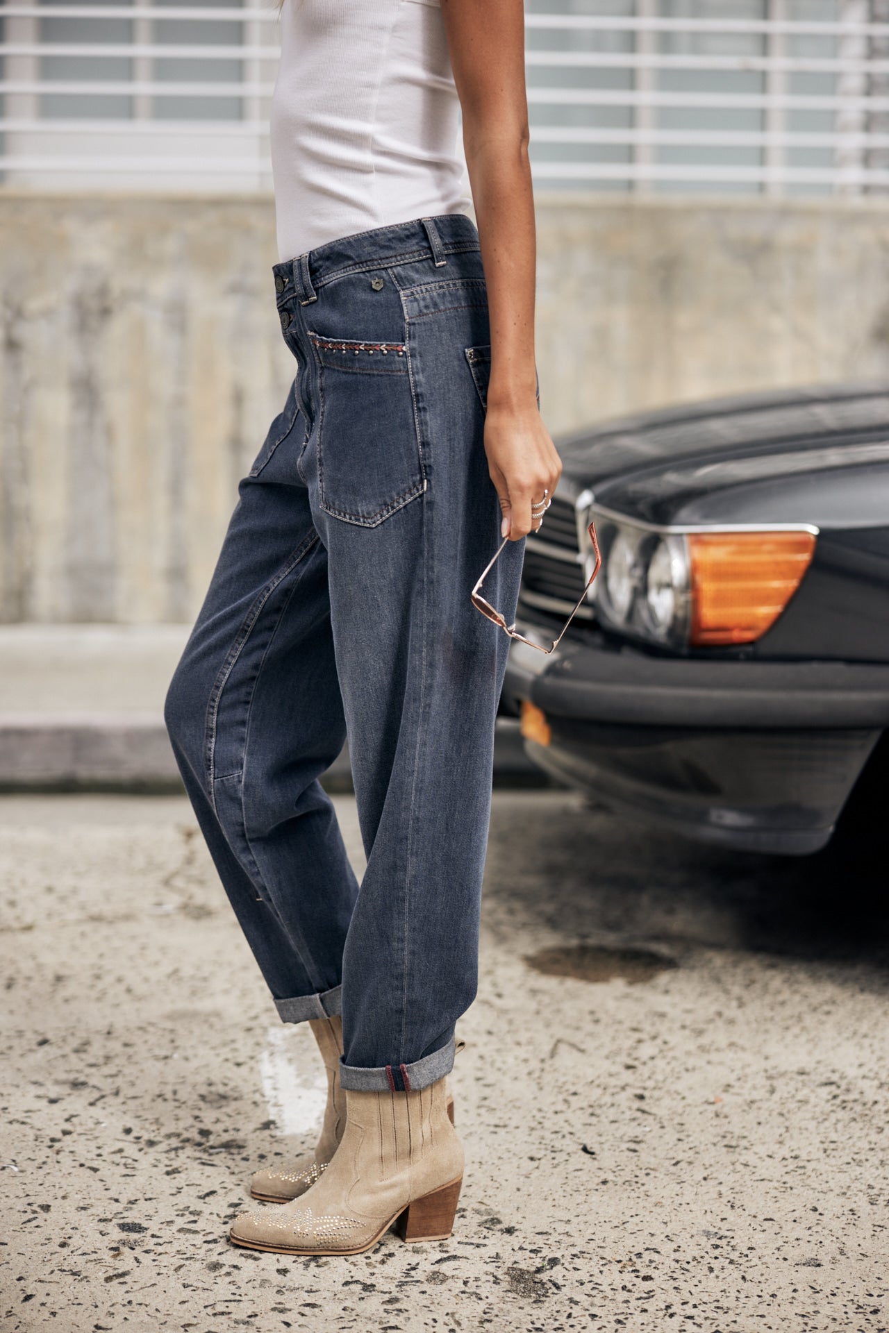 Jeans taille haute Woman Edita Denim muchas | Freeman T. Porter