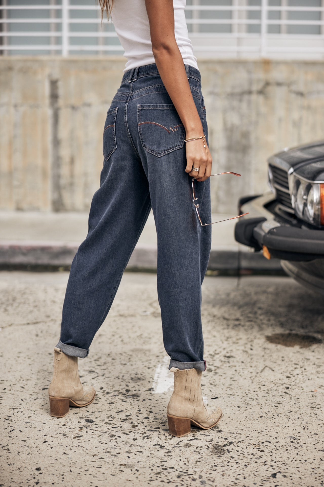 Jeans taille haute Woman Edita Denim muchas | Freeman T. Porter