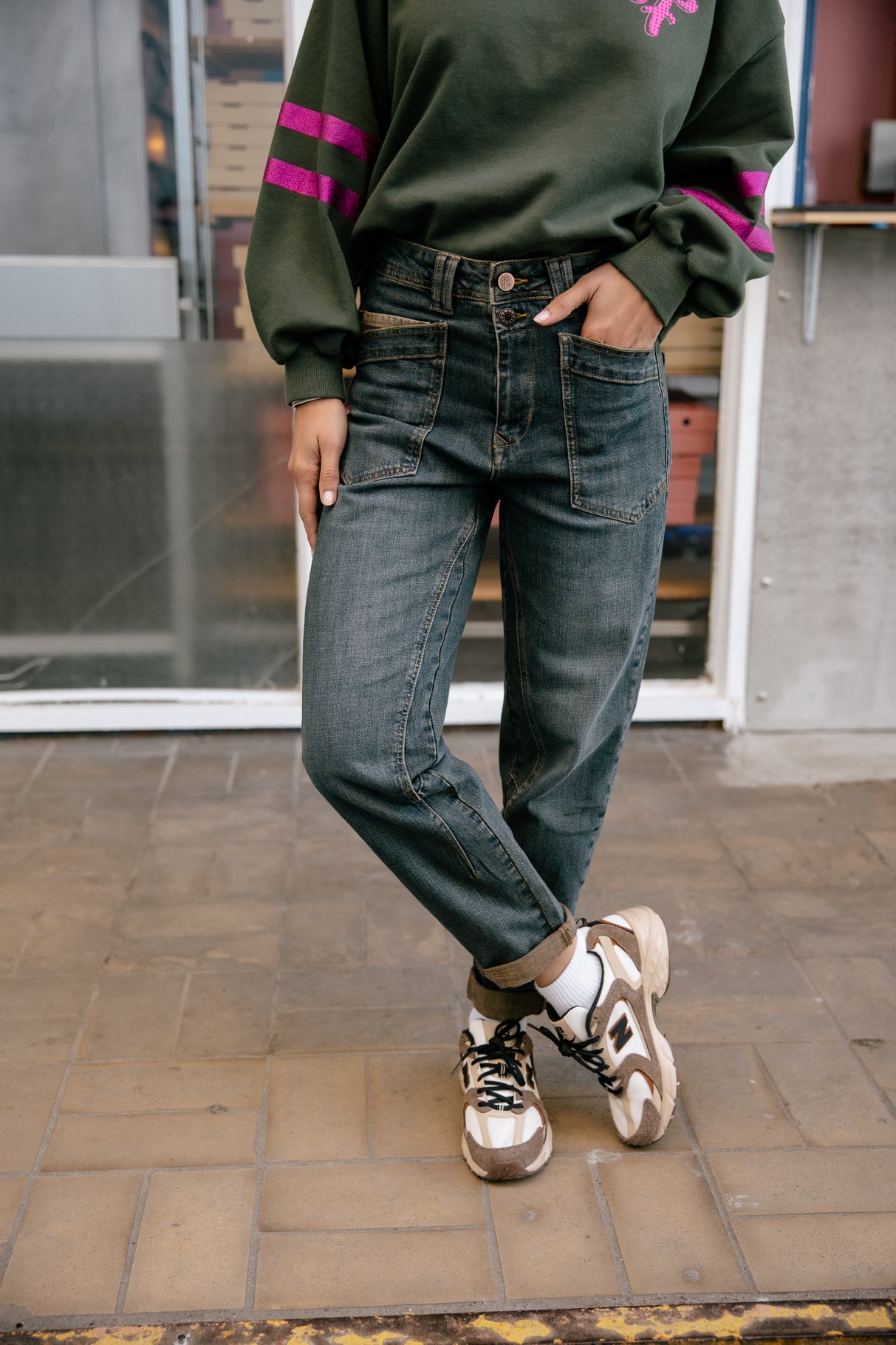 Jeans taille haute Femme Edita mitina | Freeman T. Porter