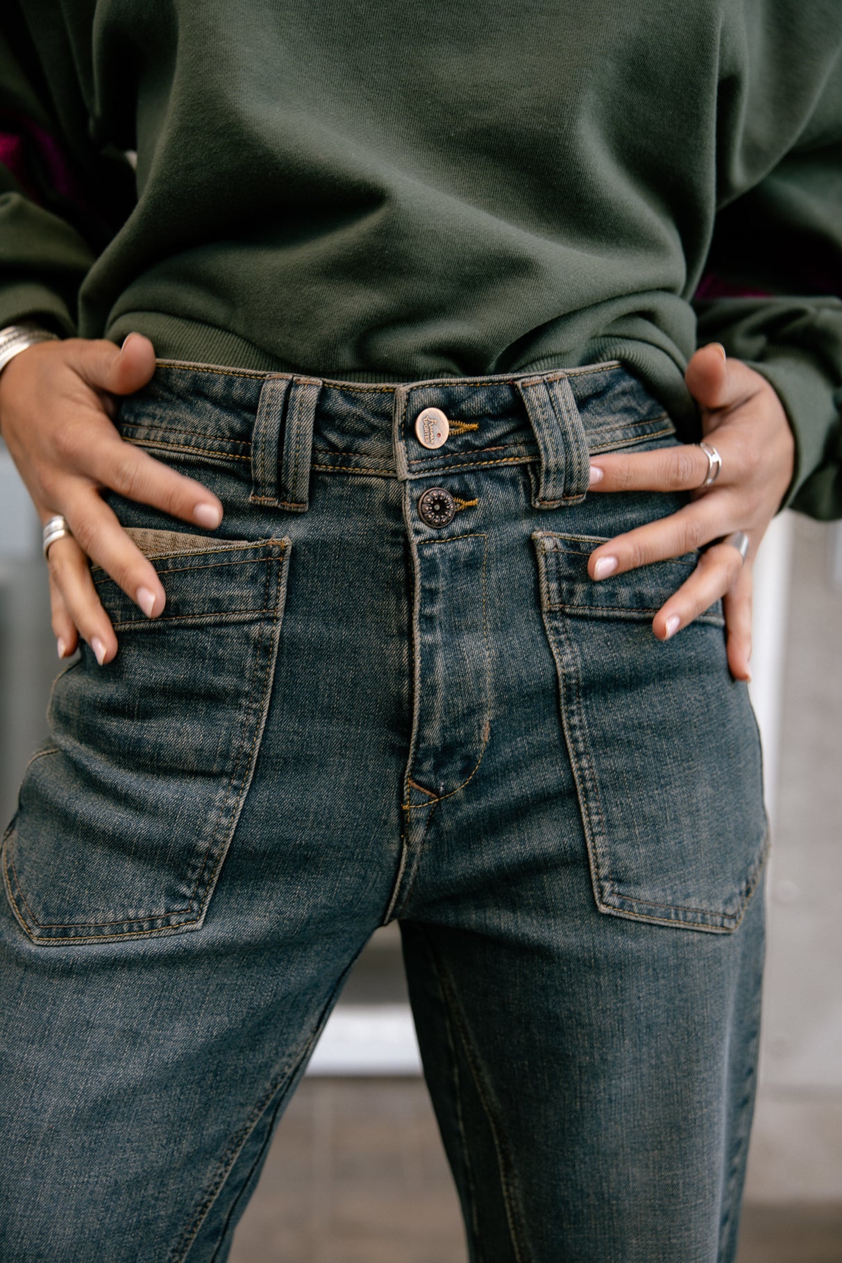 Jeans taille haute Femme Edita mitina | Freeman T. Porter