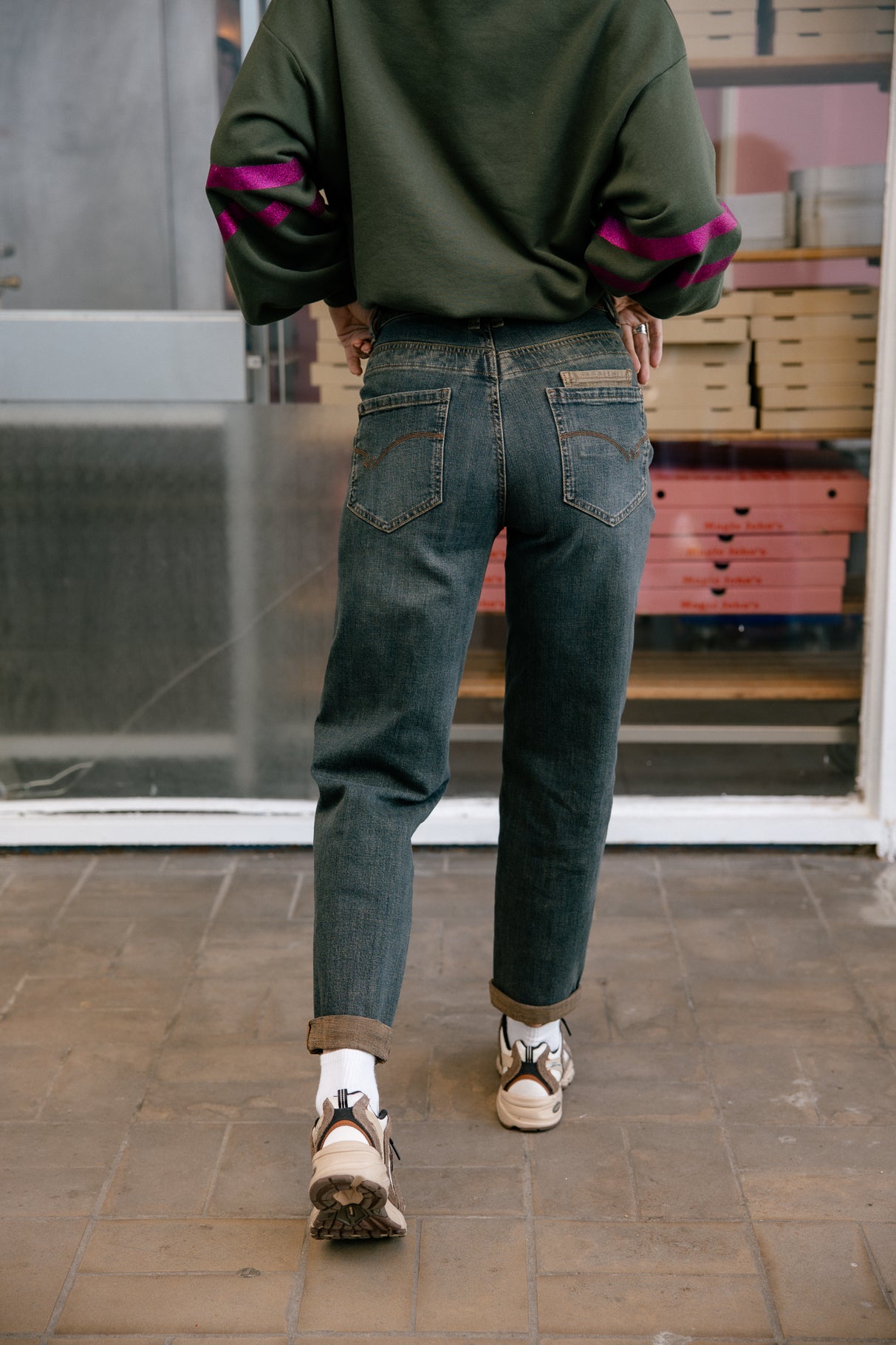 Jeans taille haute Femme Edita mitina | Freeman T. Porter
