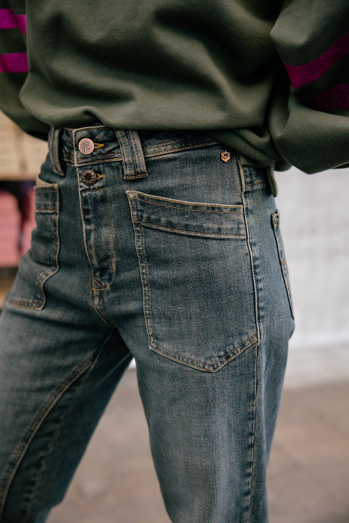 Jeans taille haute Femme Edita mitina | Freeman T. Porter