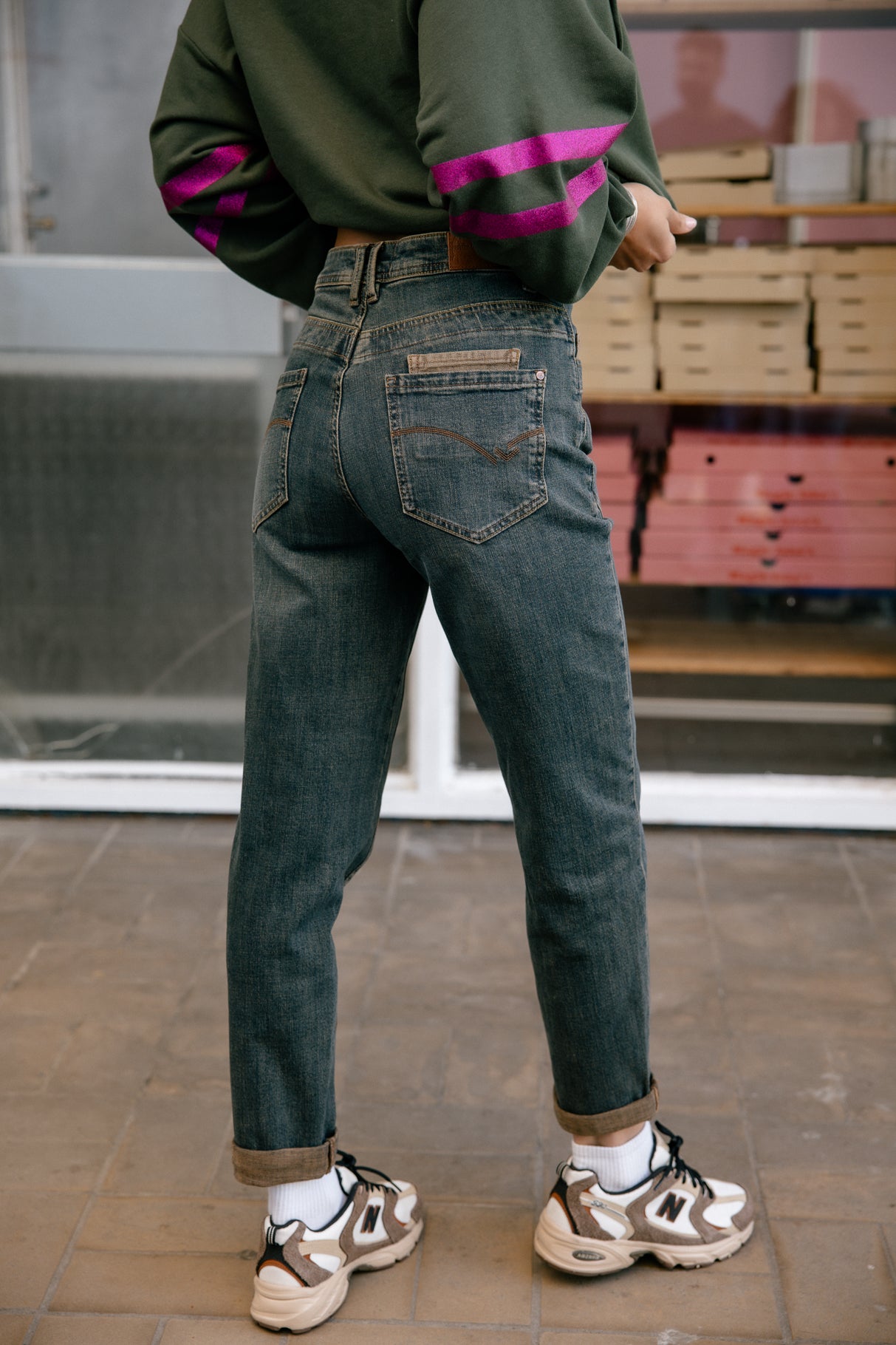 Jeans taille haute Femme Edita mitina | Freeman T. Porter