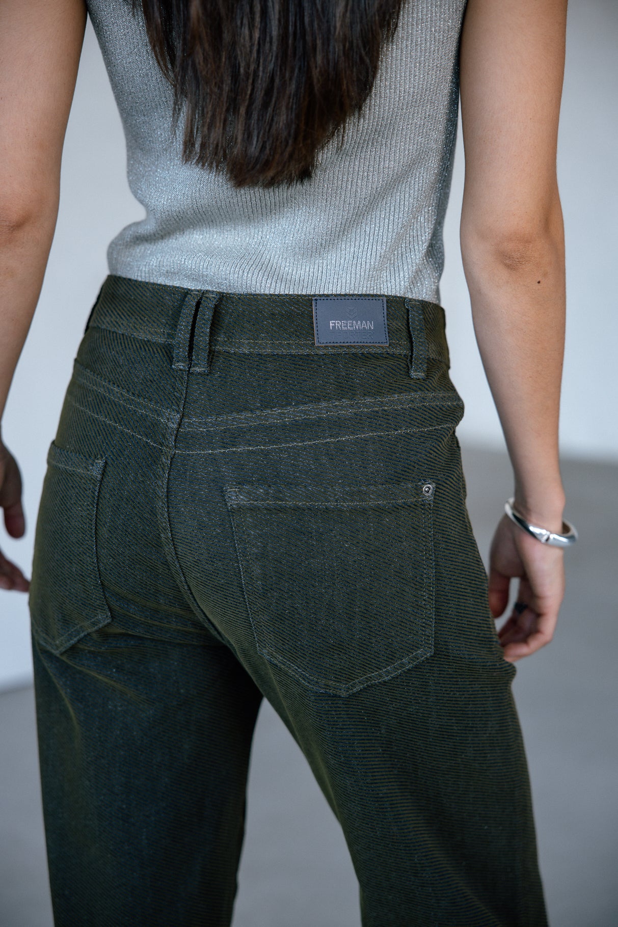 Jeans taille haute Femme Edita nebrodi | Freeman T. Porter