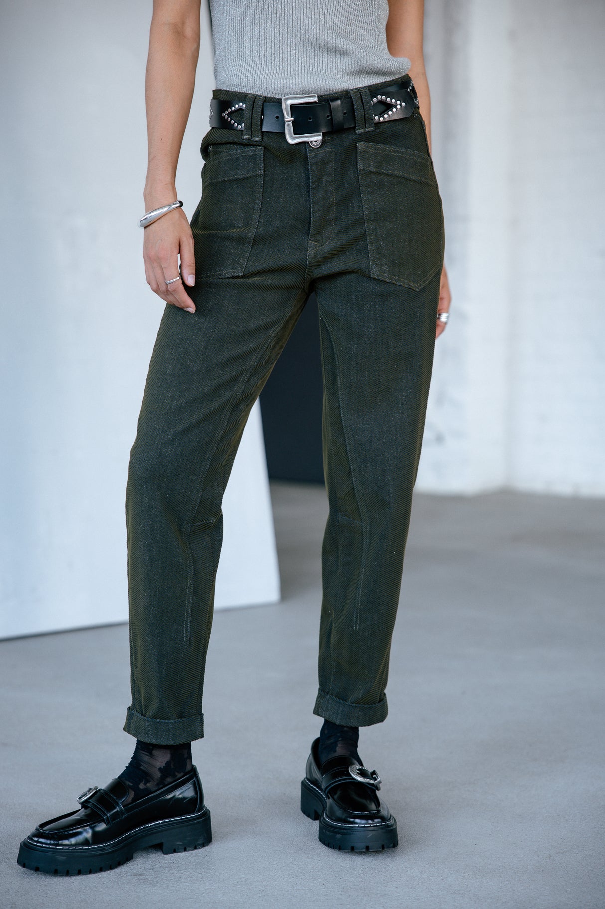 Jeans taille haute Femme Edita nebrodi | Freeman T. Porter