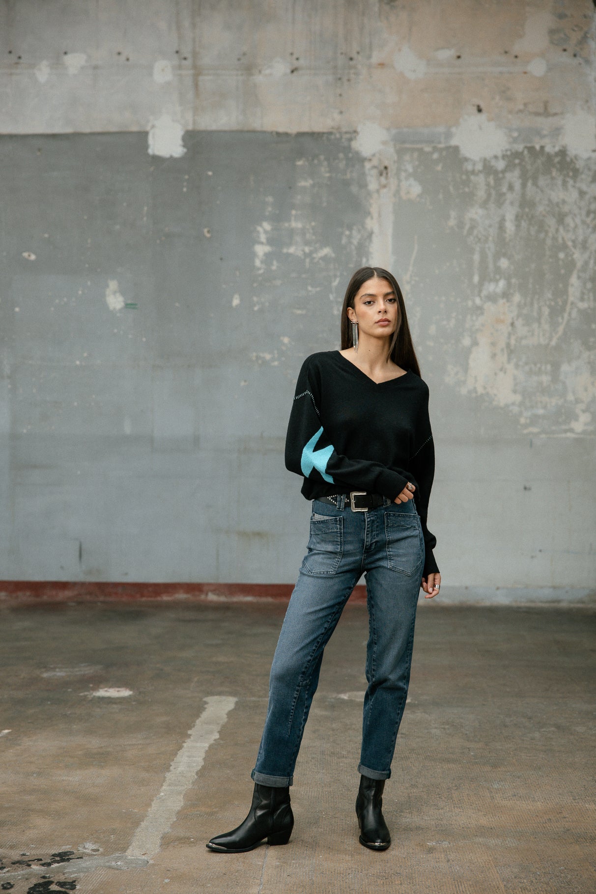 Jeans taille haute Femme Edita sirena | Freeman T. Porter