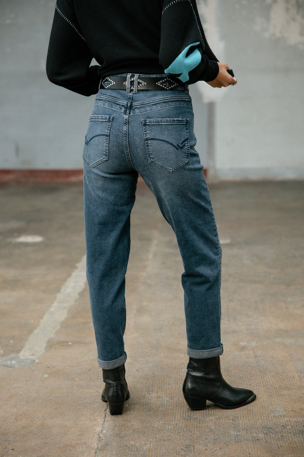 Jeans taille haute Femme Edita sirena | Freeman T. Porter