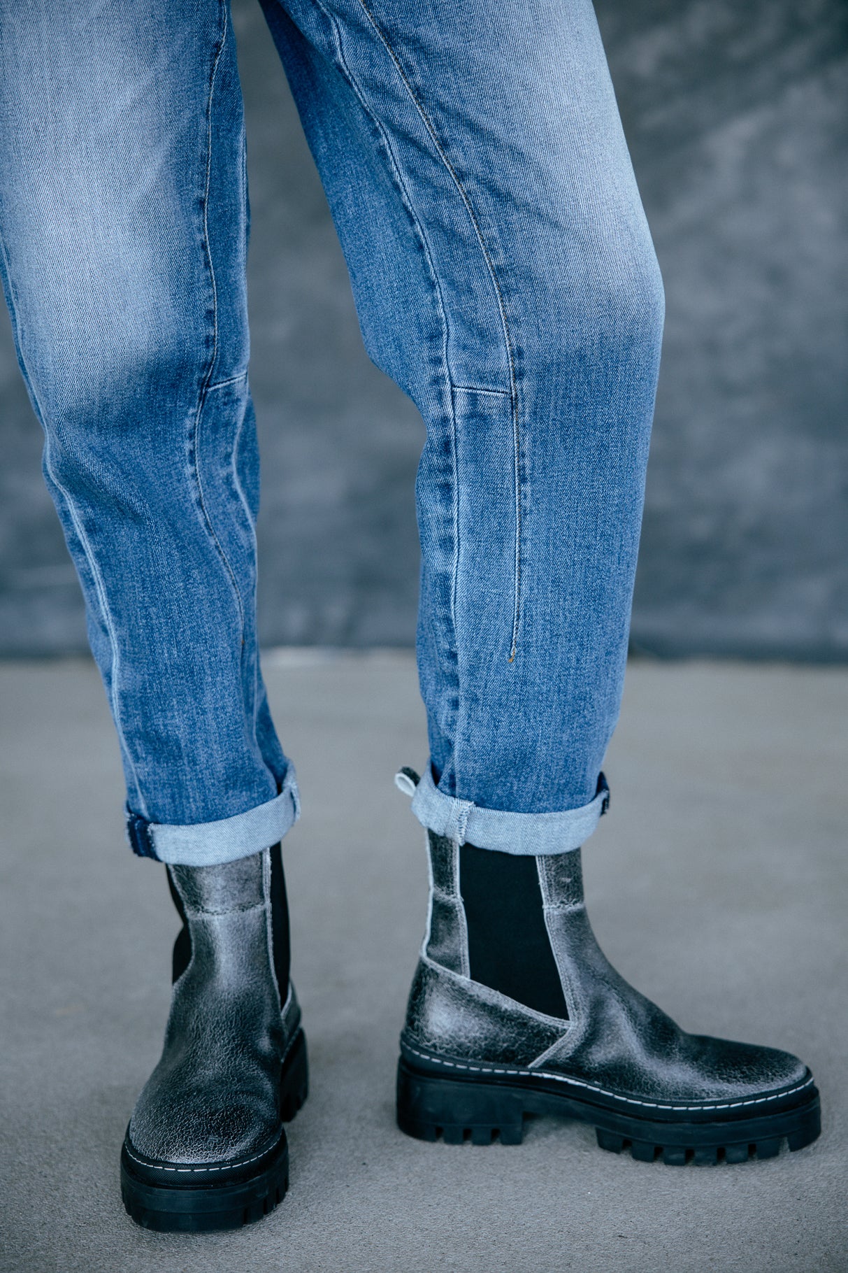 Jeans taille haute Femme Edita seoul | Freeman T. Porter