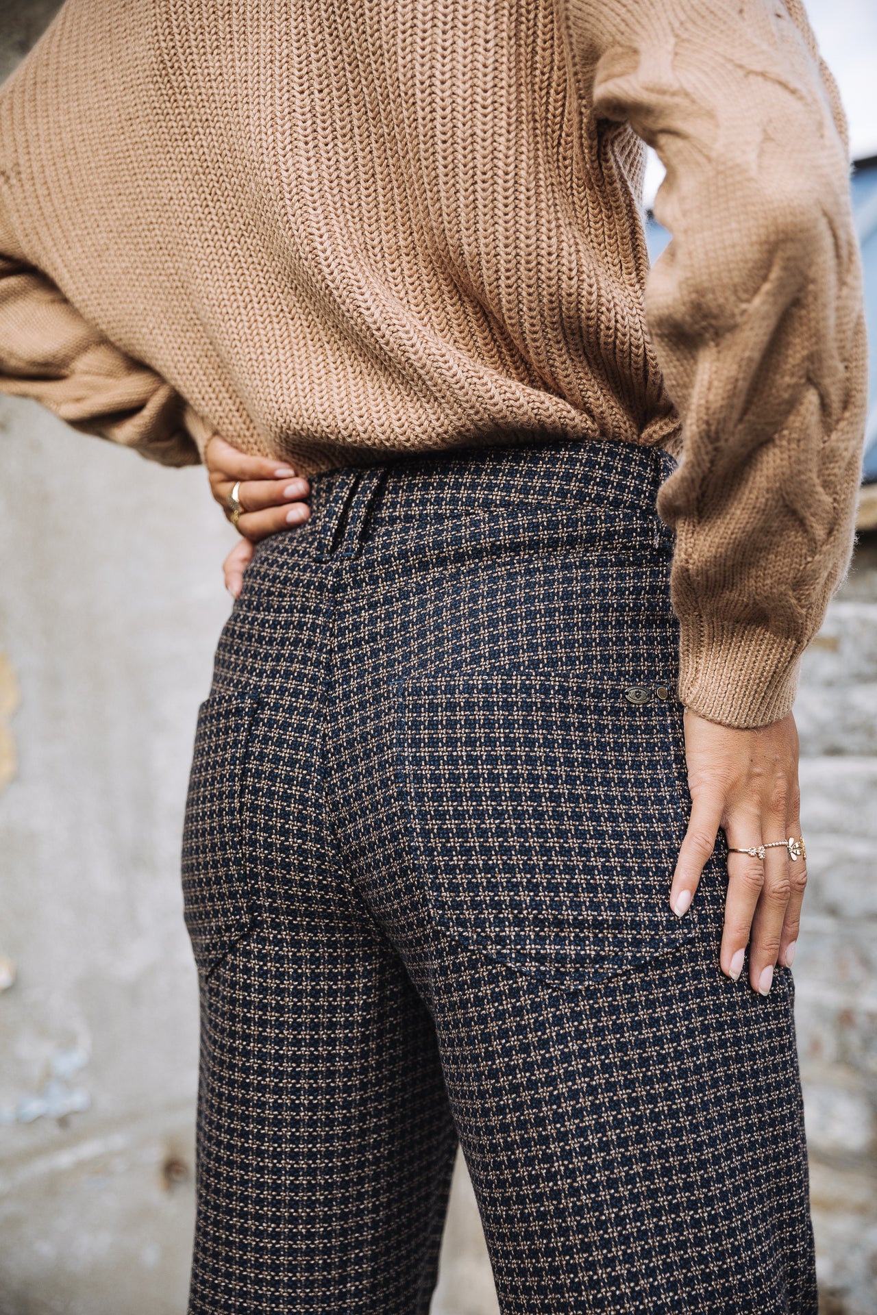 Pantalon taille haute Femme Edita Orlando original | Freeman T. Porter