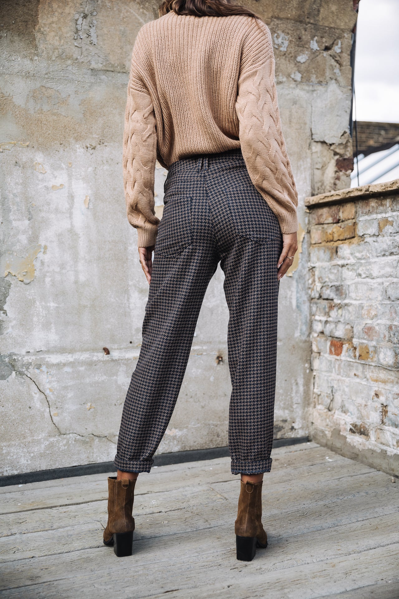 Pantalon taille haute Femme Edita Orlando original | Freeman T. Porter