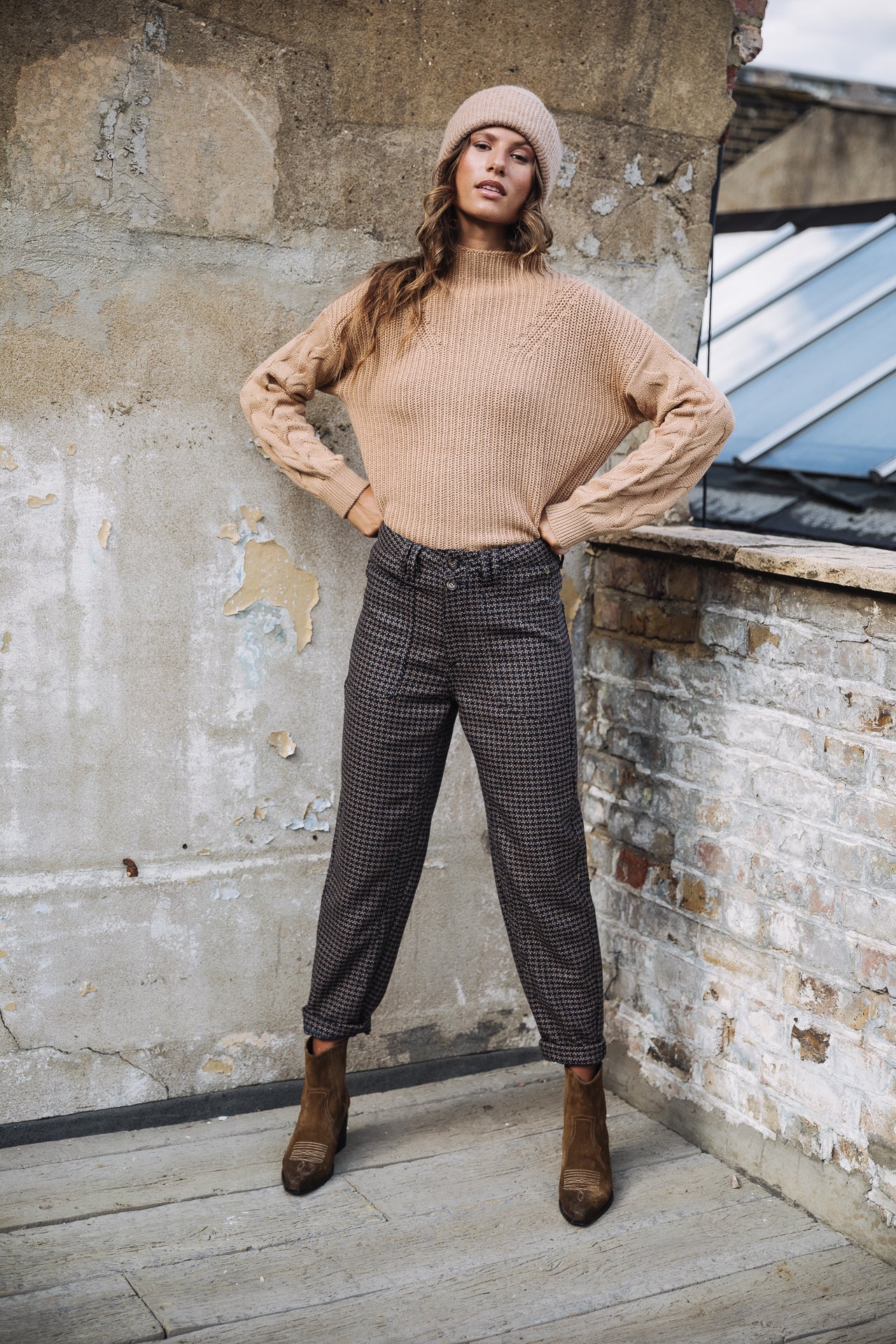 Pantalon taille haute Femme Edita Orlando original | Freeman T. Porter