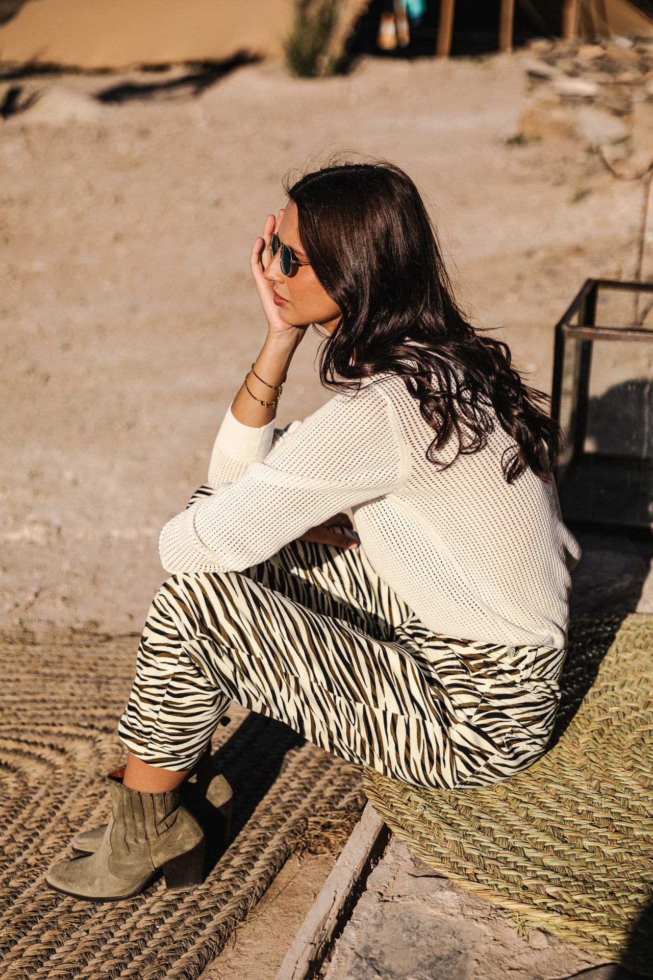 Pantalon taille haute Femme Edita Wildino original | Freeman T. Porter