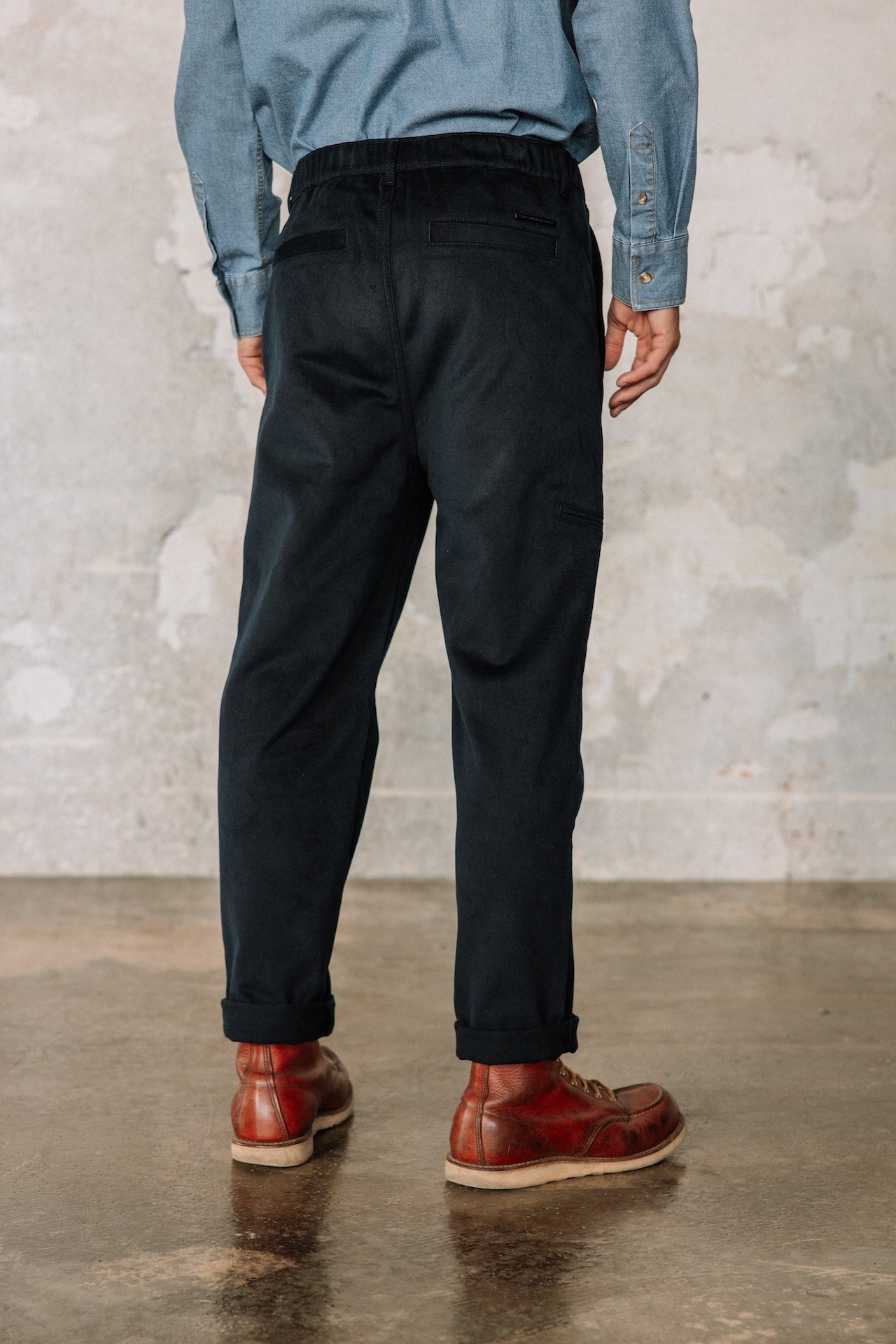 Pantalon cropped Men Wesley Mellow peacoat | Freeman T. Porter