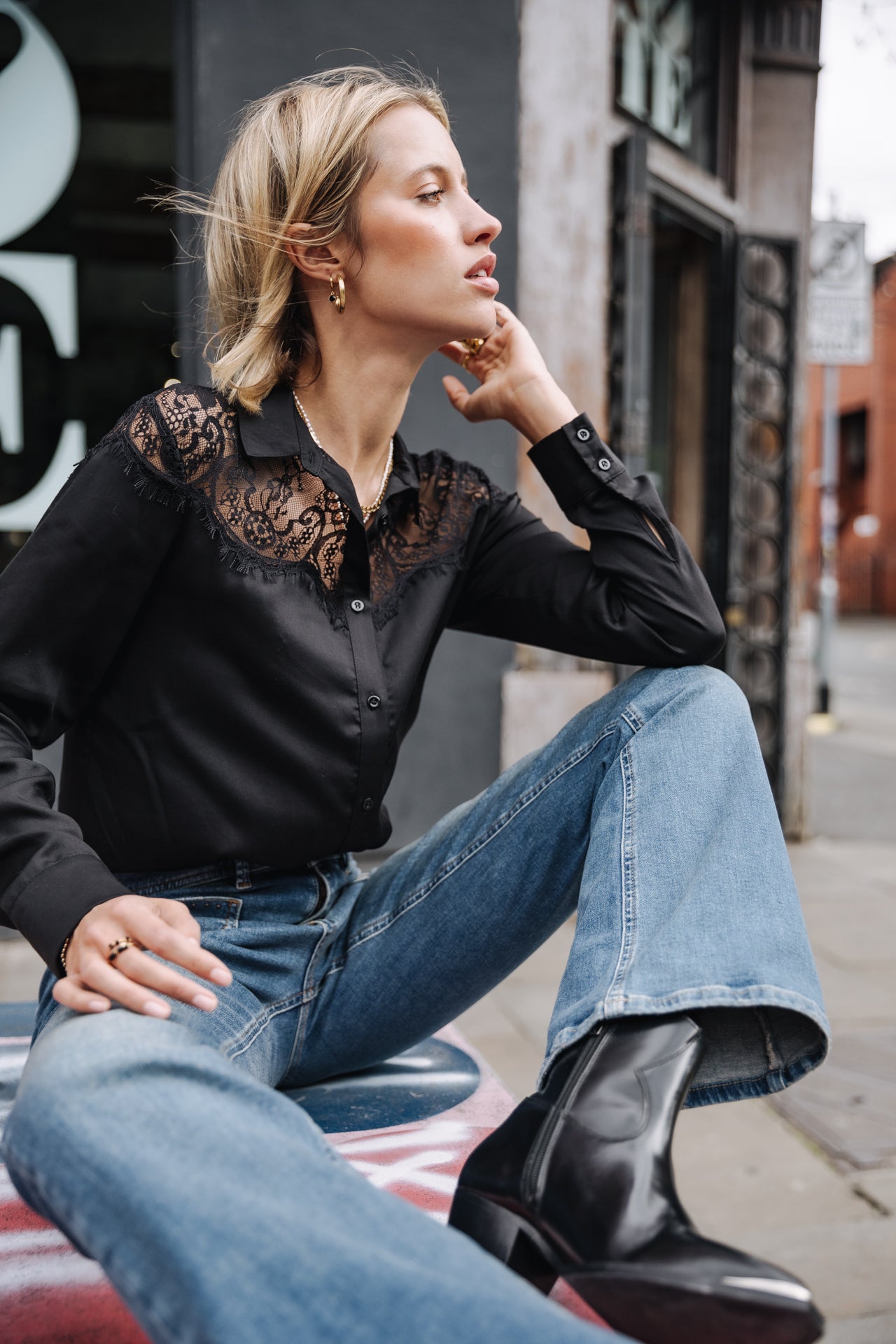 Jeans flare Frau Graciella miego | Freeman T. Porter