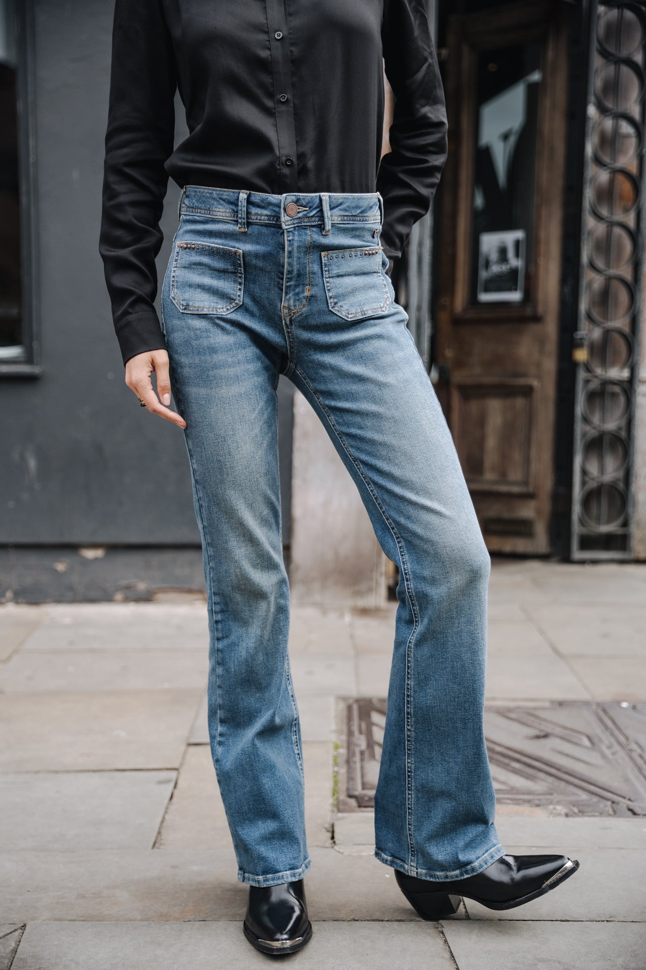 Jeans flare Frau Graciella miego | Freeman T. Porter