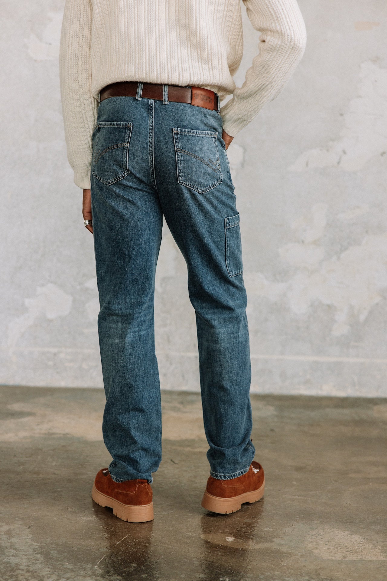 Pantalon cropped Unisex Tiago Denim barsen | Freeman T. Porter