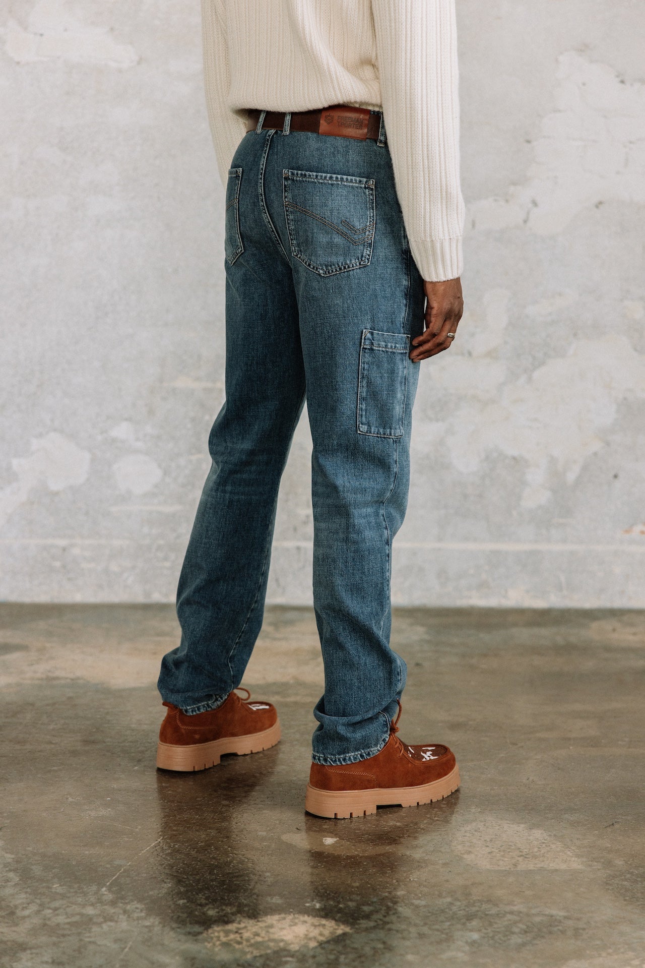 Pantalon cropped Unisex Tiago Denim barsen | Freeman T. Porter