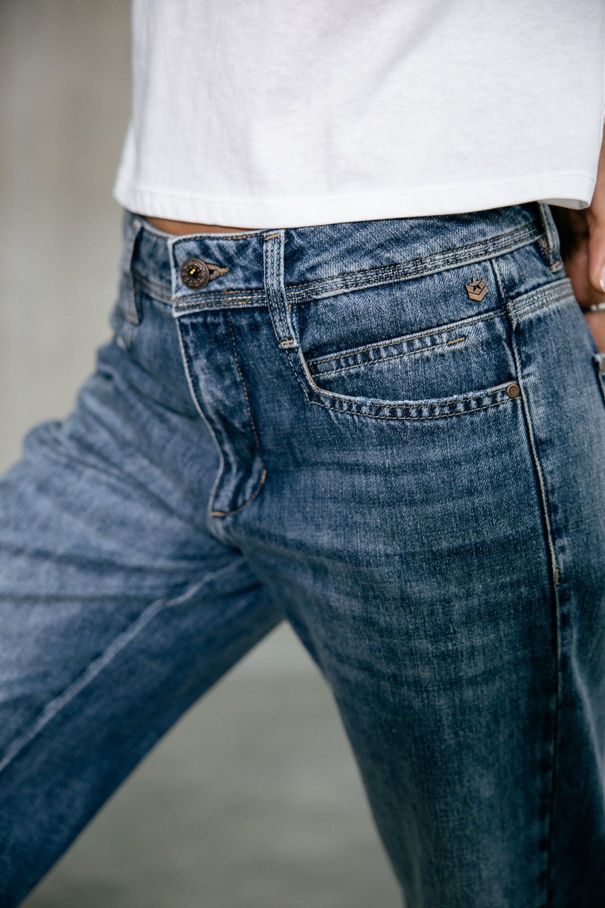 Jeans droit Femme Hannah Denim barsen | Freeman T. Porter