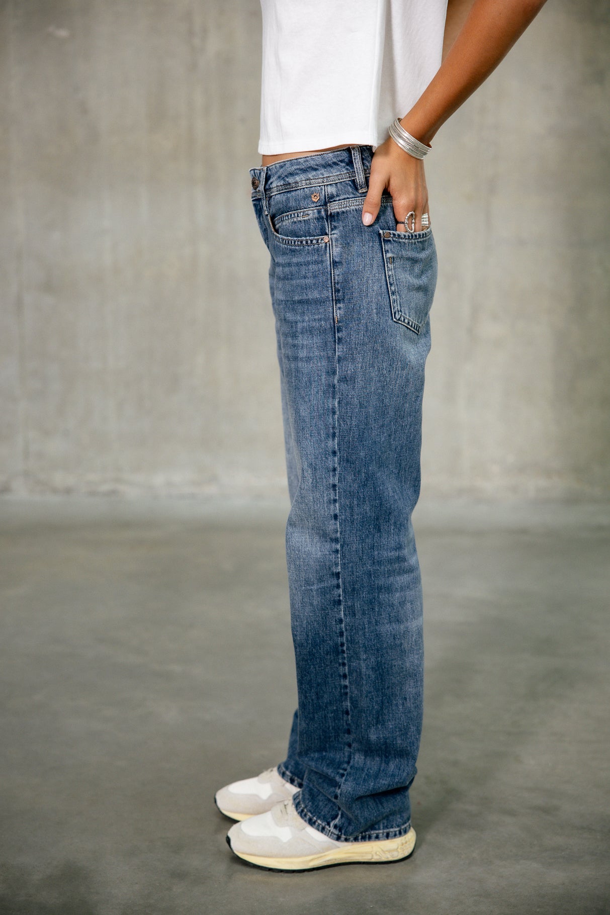Jeans droit Femme Hannah Denim barsen | Freeman T. Porter
