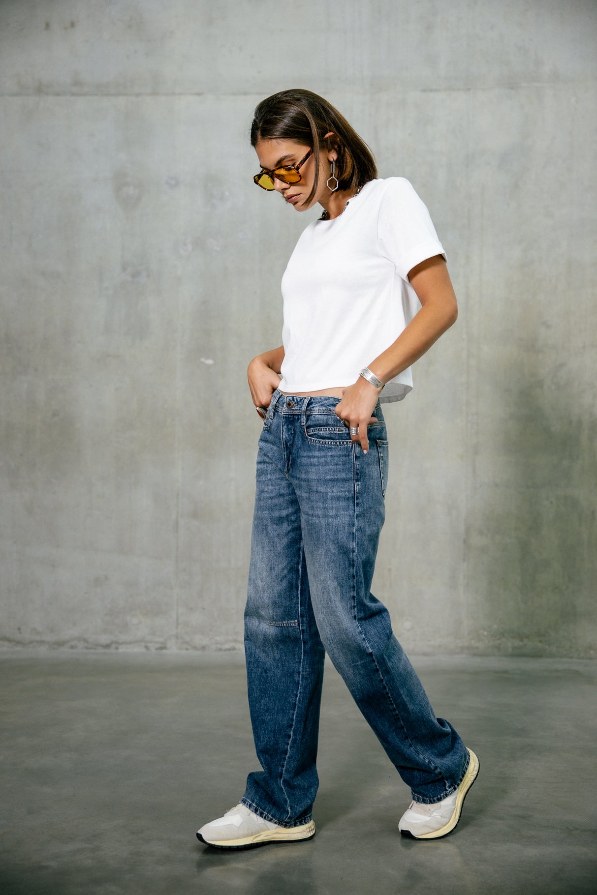 Jeans droit Femme Hannah Denim barsen | Freeman T. Porter