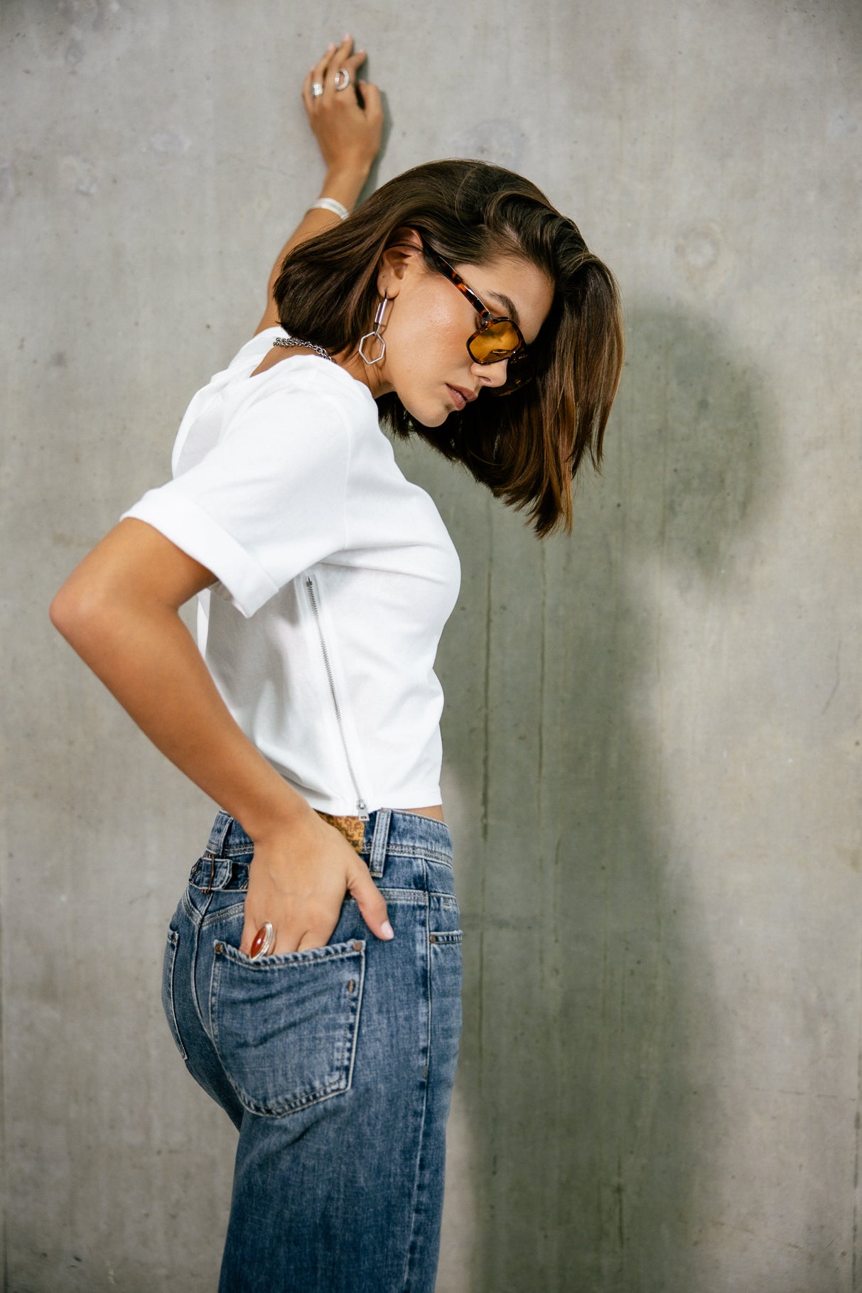 Jeans droit Femme Hannah Denim barsen | Freeman T. Porter