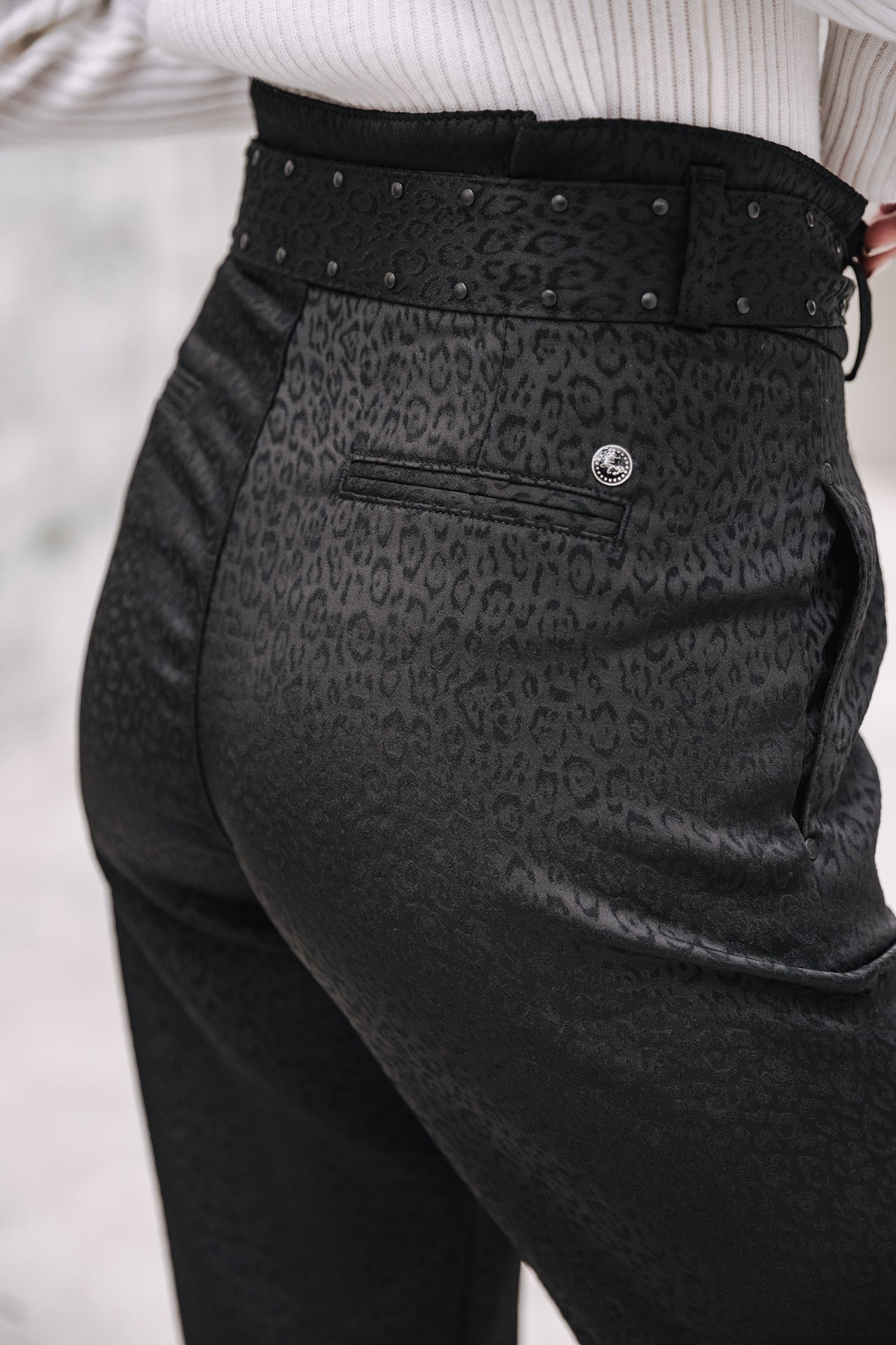 Pantalon city Paperbag Mujer Isadora Gyal black | Freeman T. Porter