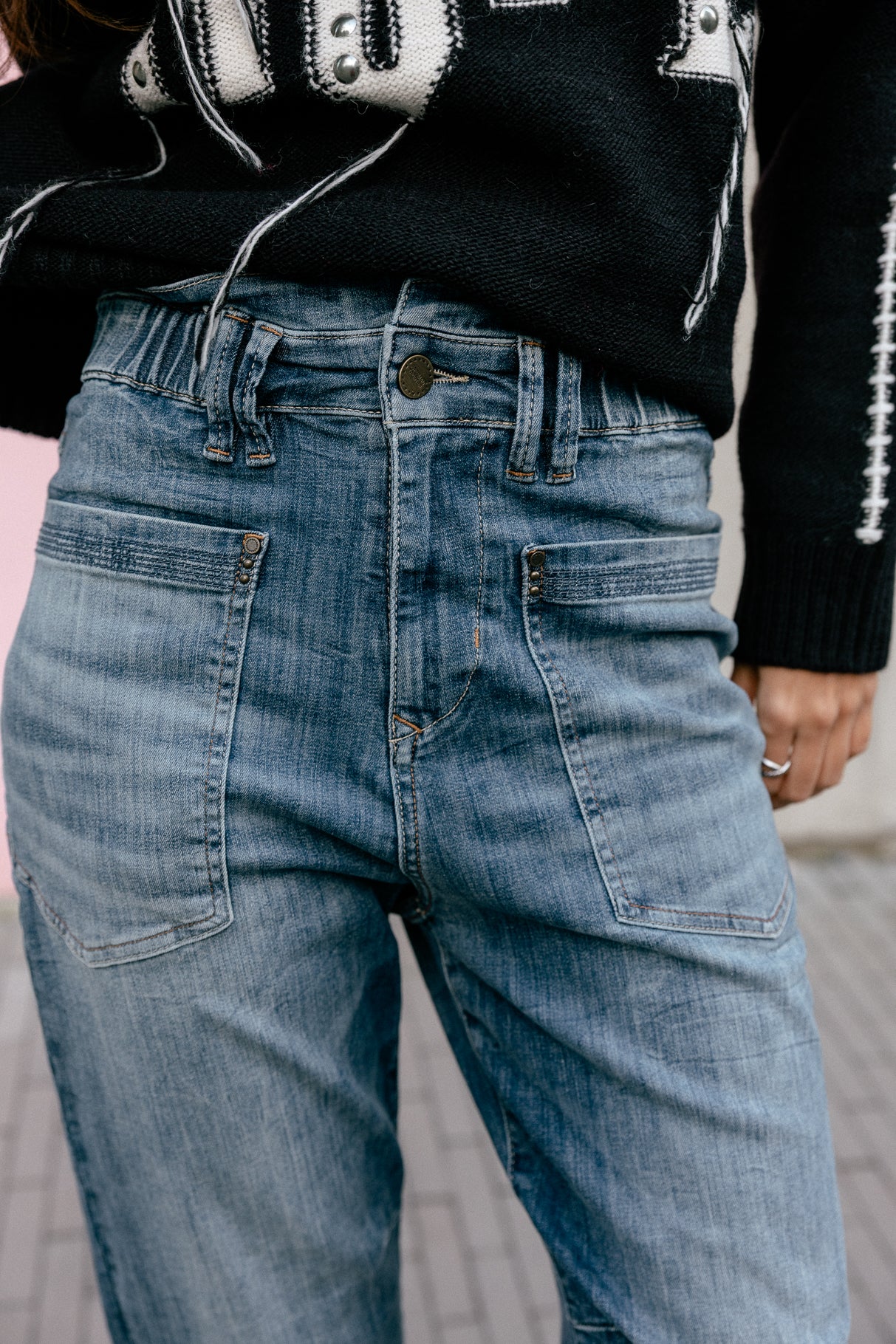 Jeans taille haute Femme Joyce pacific | Freeman T. Porter