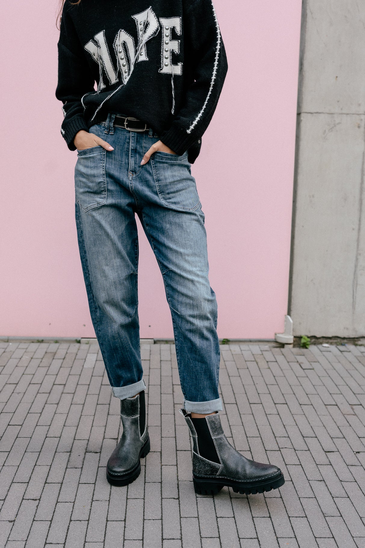 Jeans taille haute Femme Joyce pacific | Freeman T. Porter