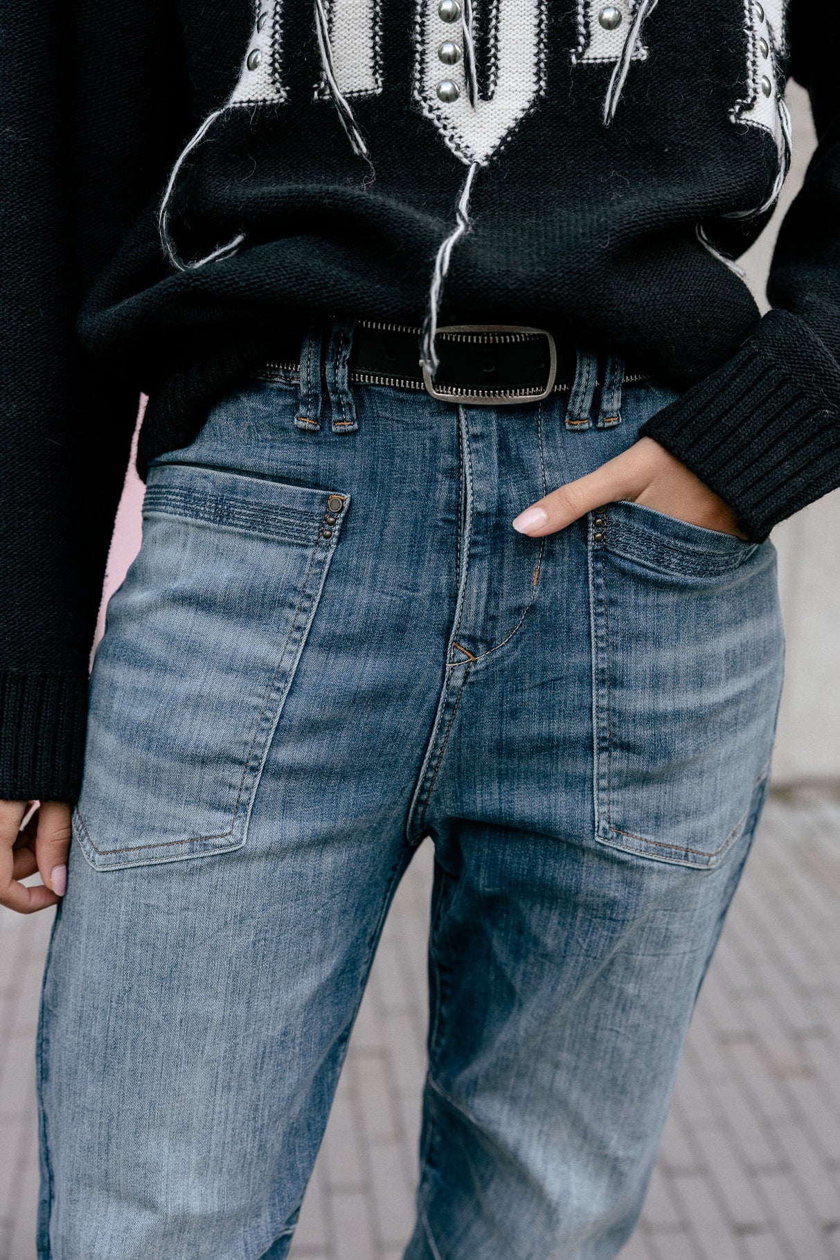 Jeans taille haute Femme Joyce pacific | Freeman T. Porter
