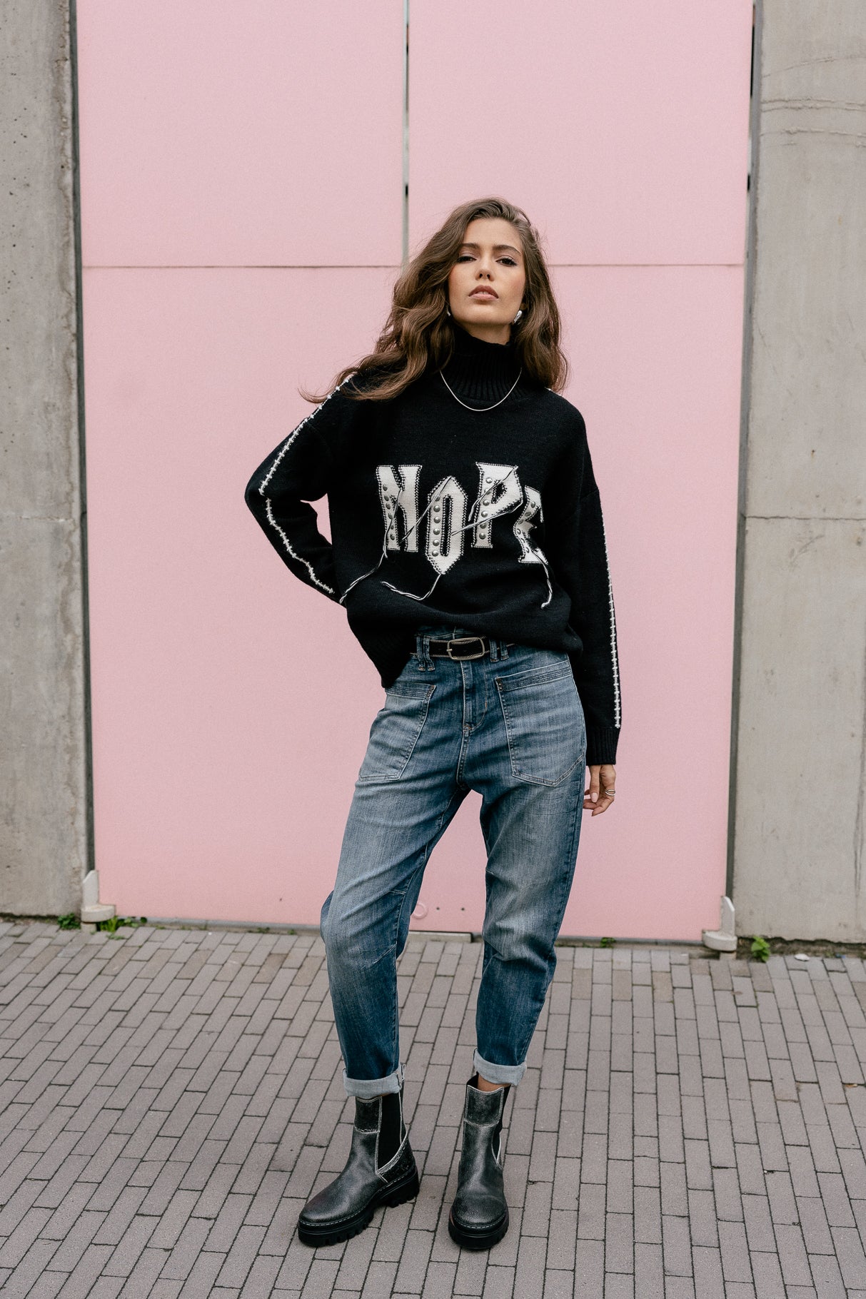 Jeans taille haute Femme Joyce pacific | Freeman T. Porter