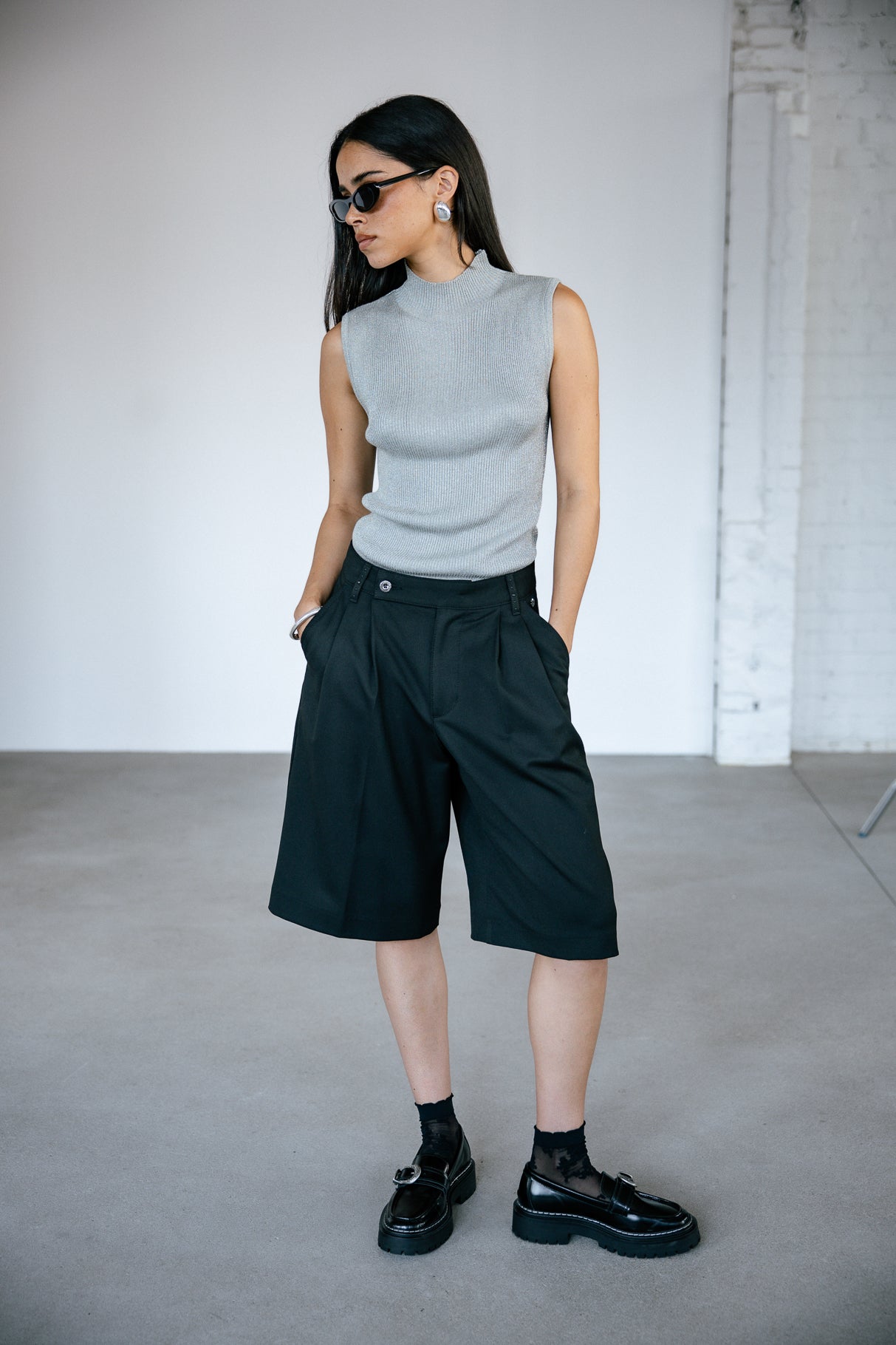 Bermuda City Femme Stella Evenos black | Freeman T. Porter