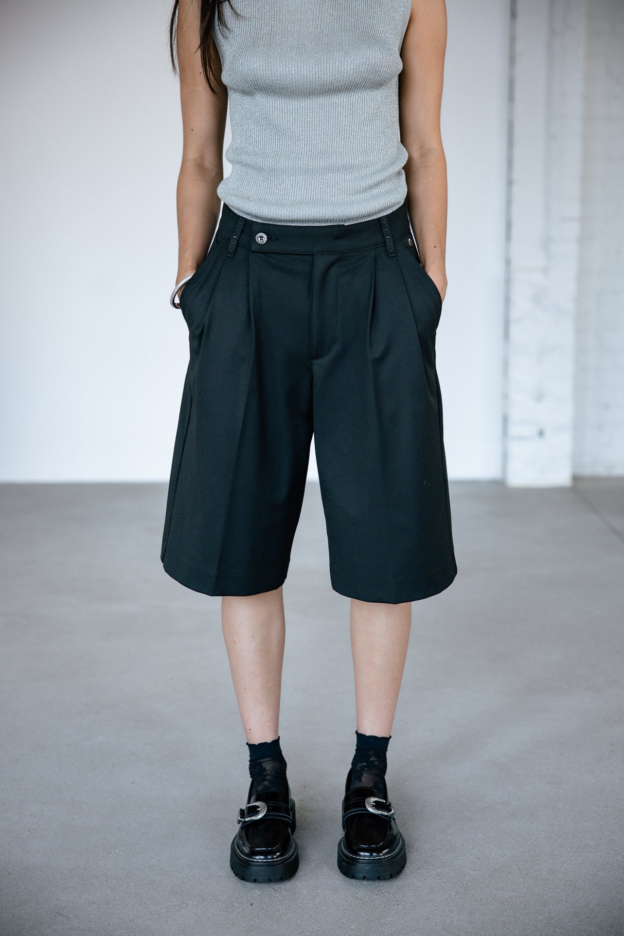 Bermuda City Femme Stella Evenos black | Freeman T. Porter