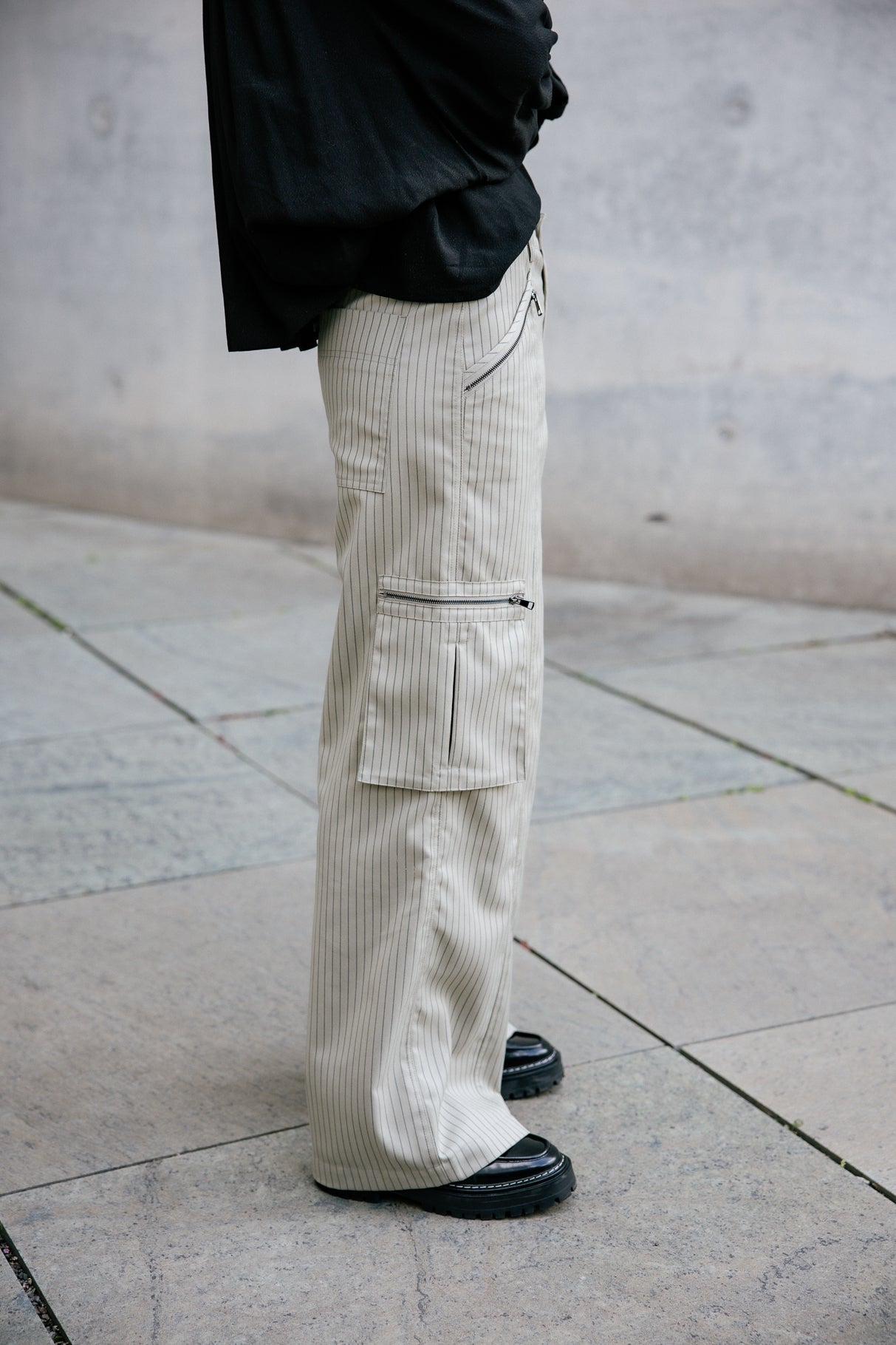 Pantalones anchos Mujer Giorgia Agafay light khaki | Freeman T. Porter