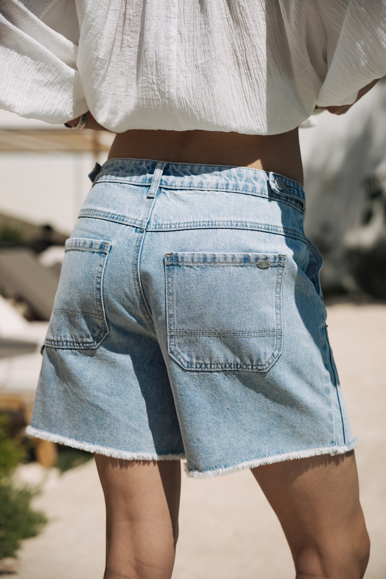 Casual shorts Woman Andrea Denim jellyfish | Freeman T. Porter