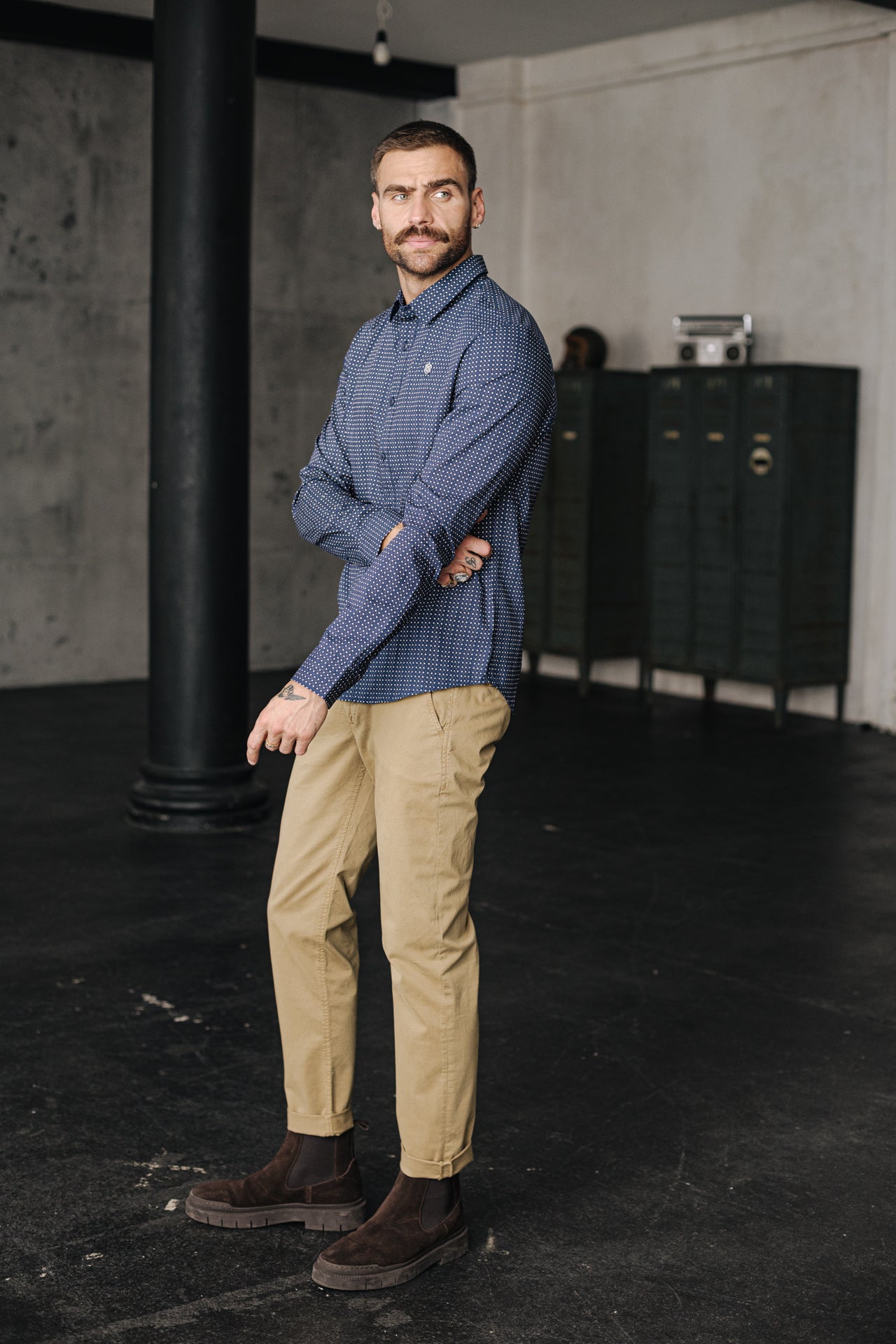 Pantalon chino Homme Mathis Bonito kelp | Freeman T. Porter