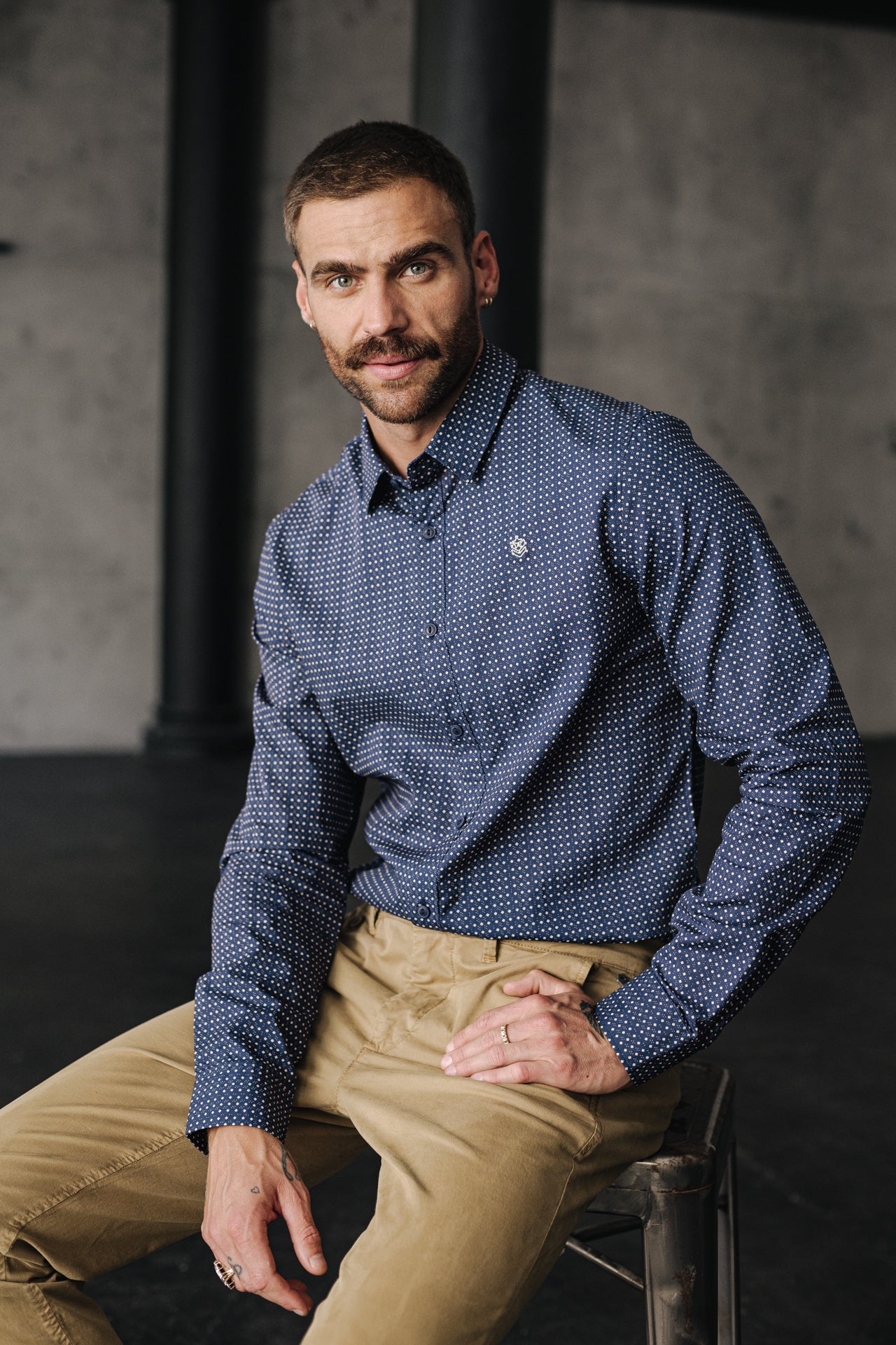Pantalon chino Homme Mathis Bonito kelp | Freeman T. Porter