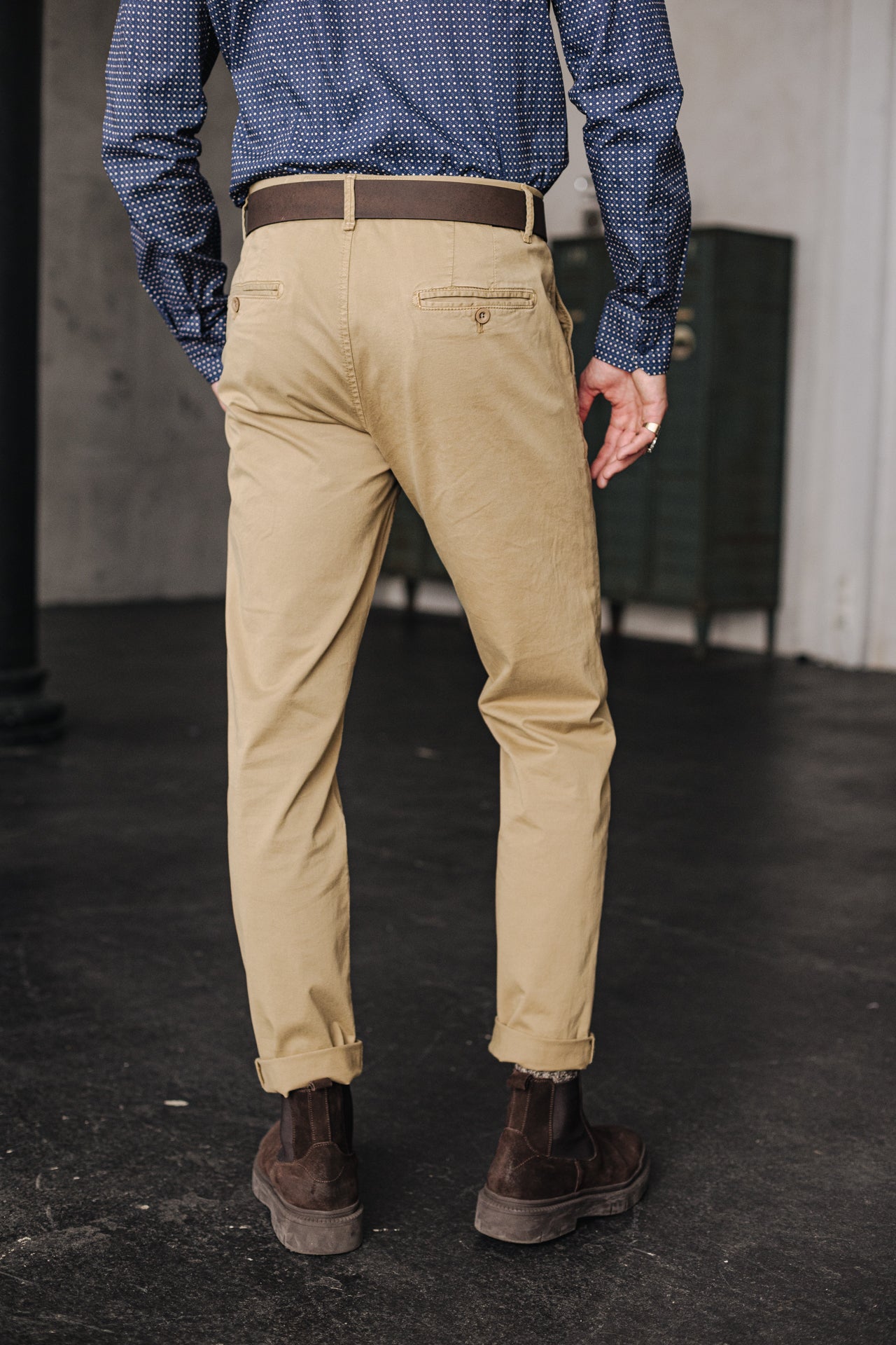 Pantalon chino Homme Mathis Bonito kelp | Freeman T. Porter