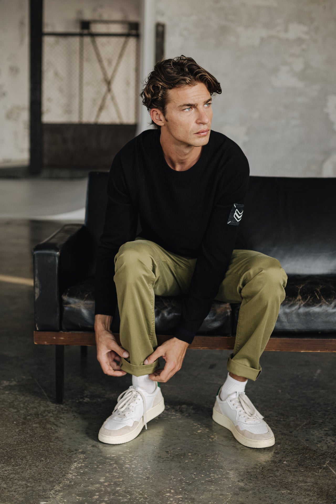 Pantalon chino Homme Mathis Bonito deep lichen green | Freeman T. Porter