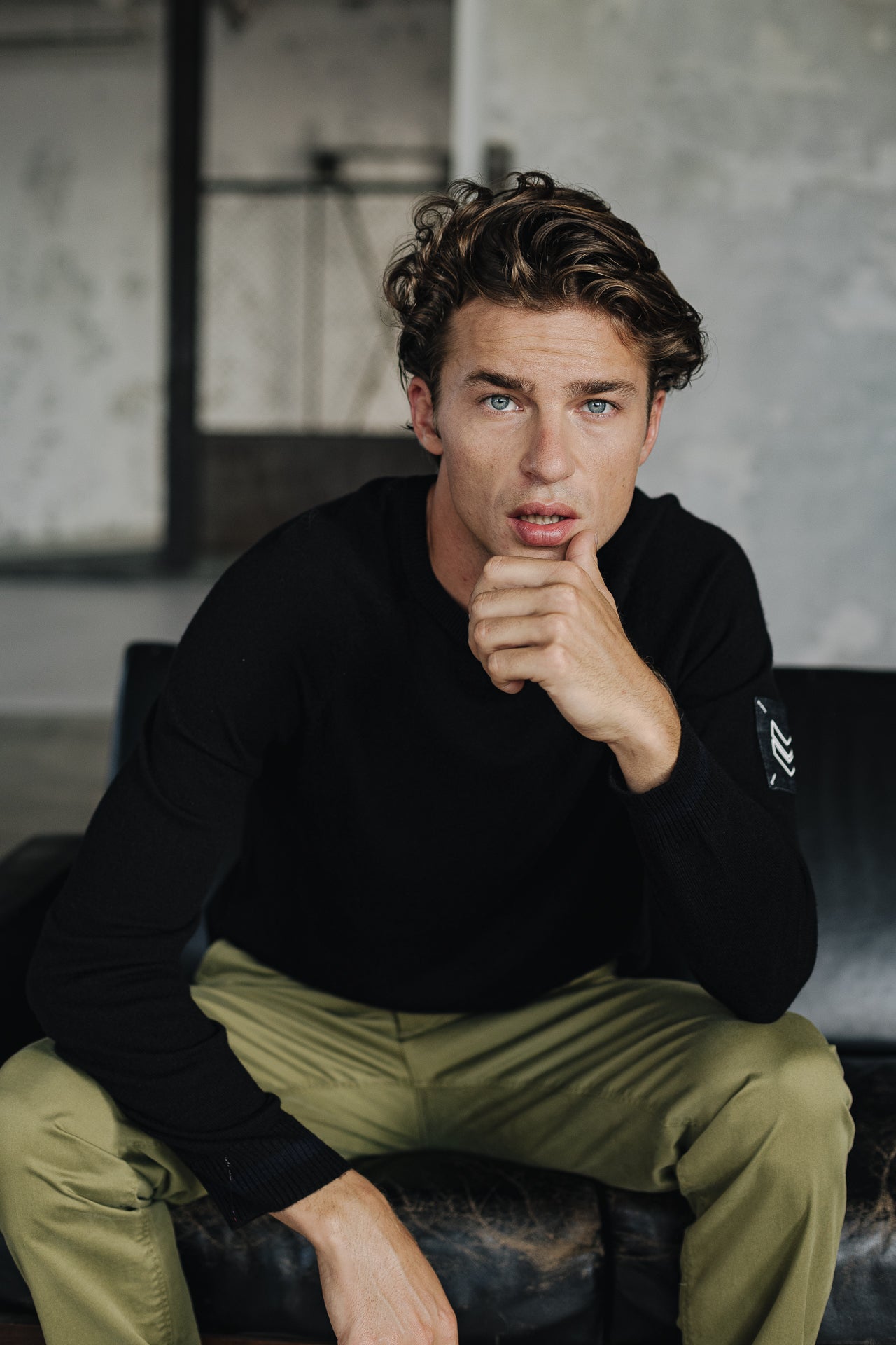 Pantalon chino Homme Mathis Bonito deep lichen green | Freeman T. Porter