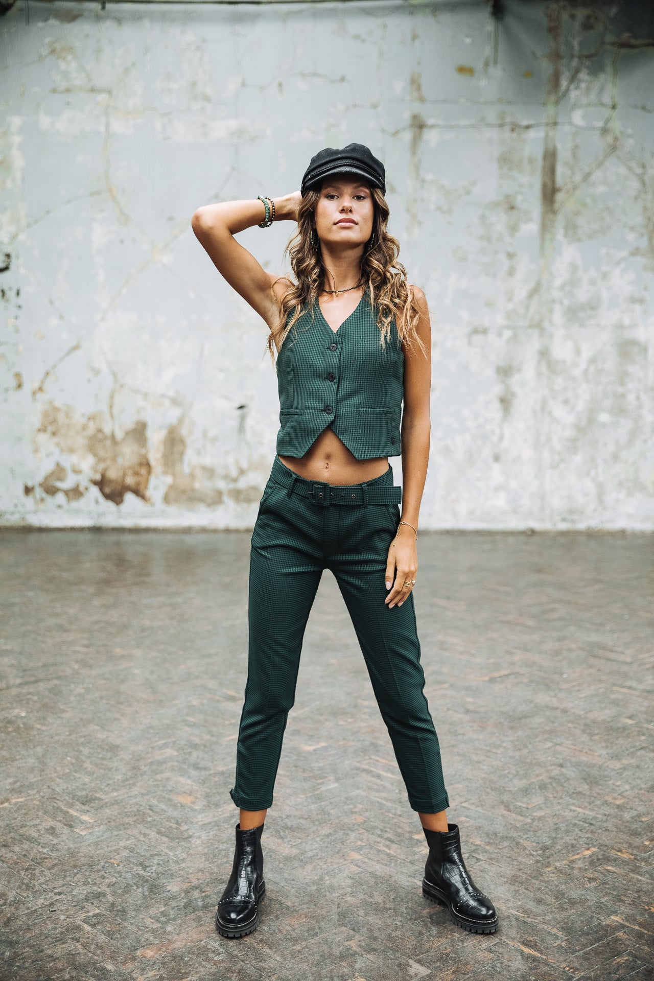 pantalon taille haute super slim Woman Leana Pimento original | Freeman T. Porter