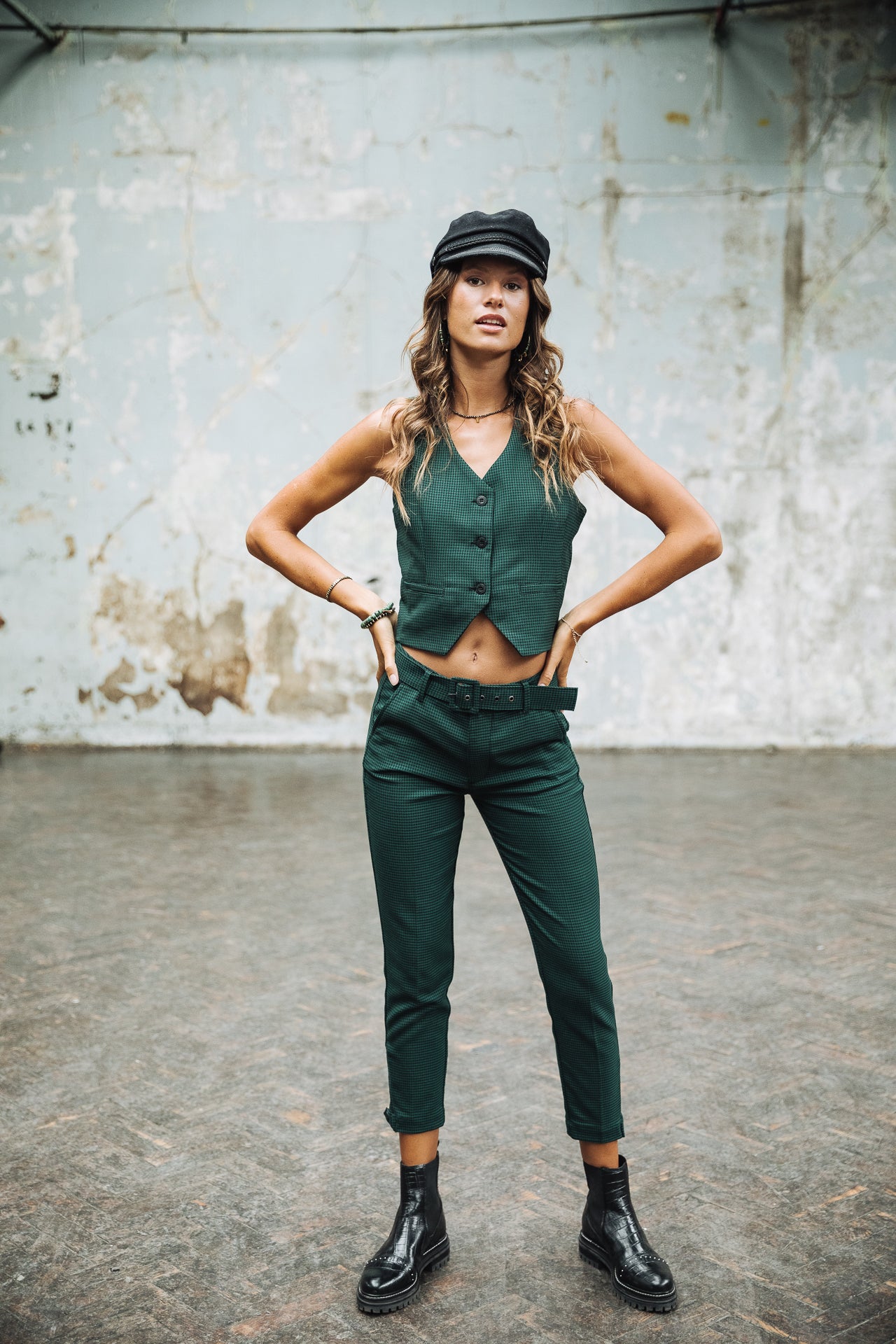 pantalon taille haute super slim Woman Leana Pimento original | Freeman T. Porter