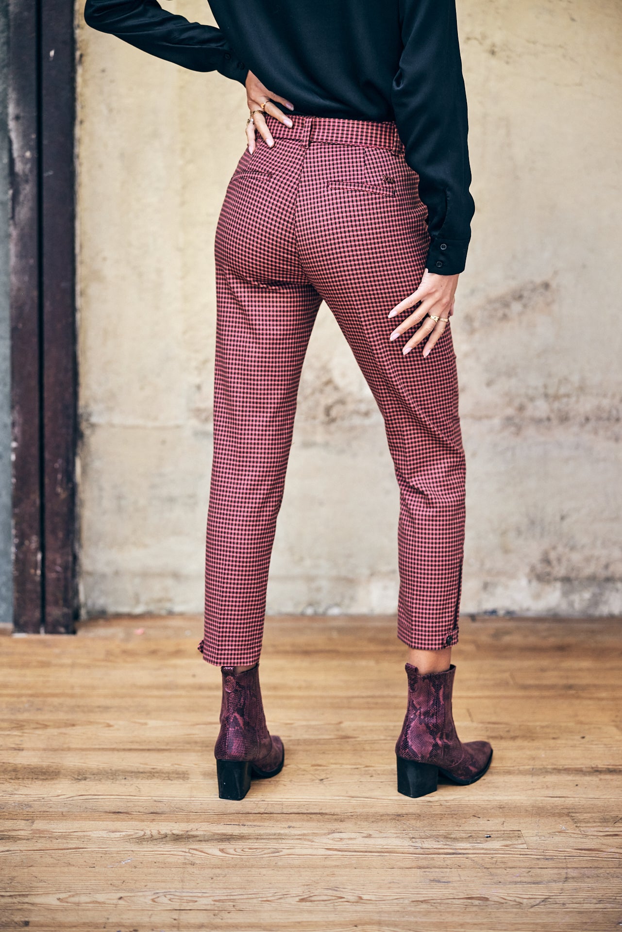 pantalon taille haute super slim Woman Leana Smaller original | Freeman T. Porter